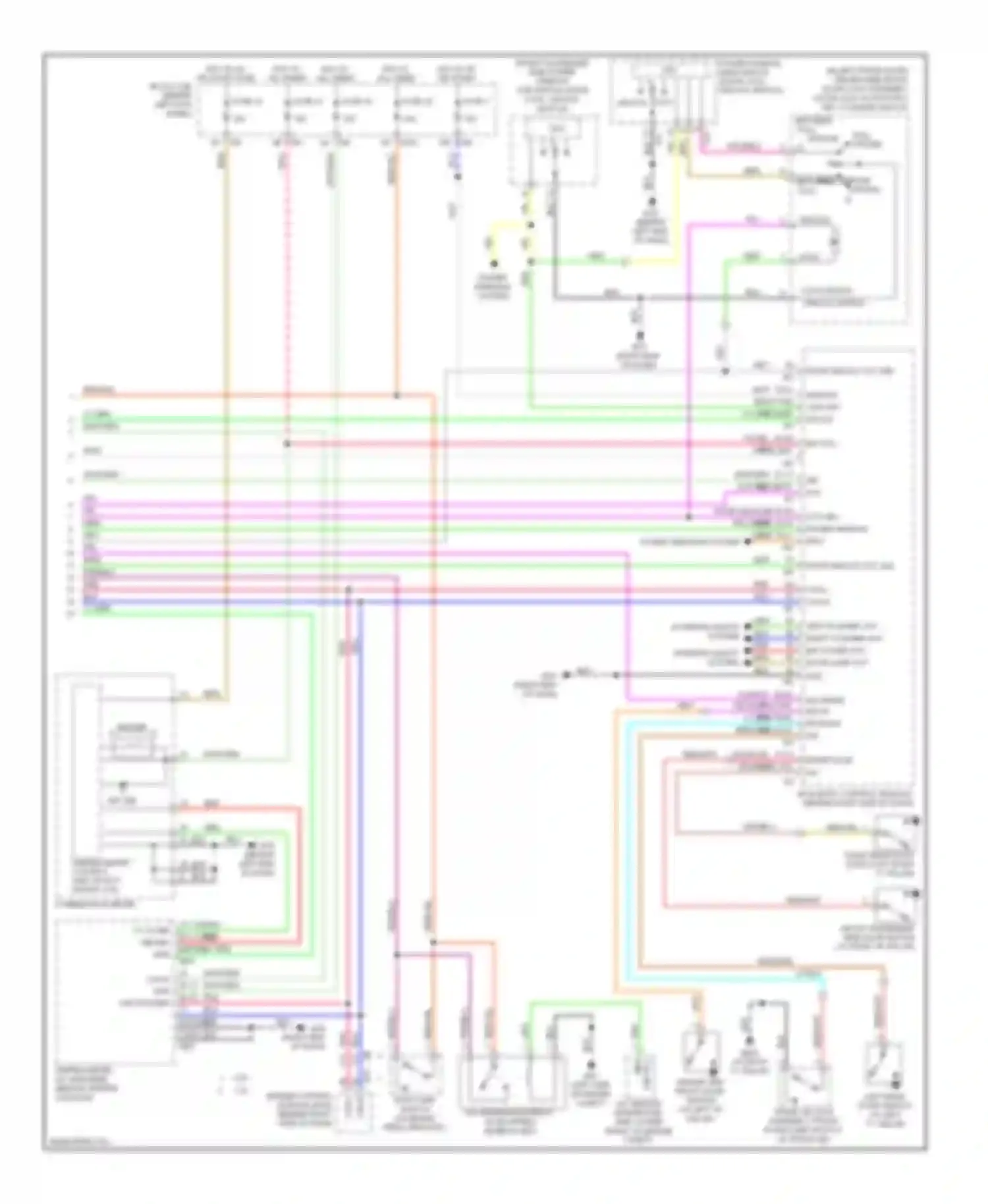 Wiring diagram hot in on or start for Infiniti M45 III facelift (2008-2010) (4 of 56)