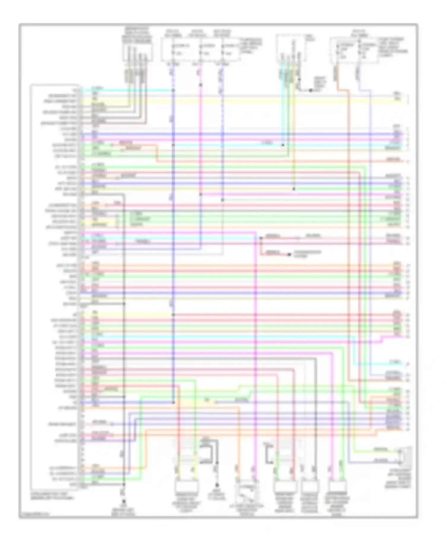 Wiring diagram hot in on or start for Infiniti M45 III facelift (2008-2010) (3 of 56)