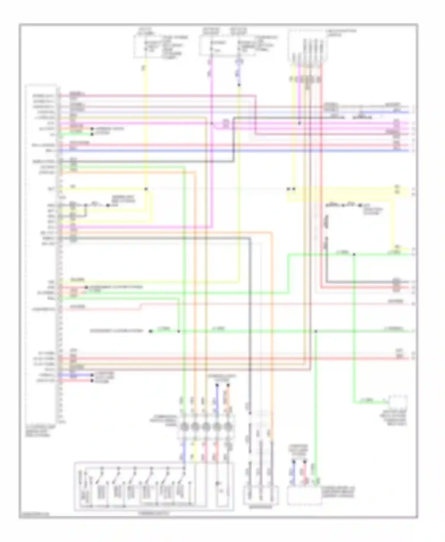 Wiring diagram hot in on or start for Infiniti M45 III facelift (2008-2010) (34 of 56)