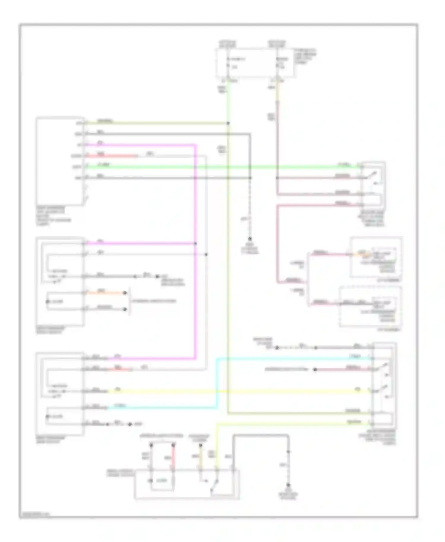 Wiring diagram hot in on or start for Infiniti M45 III facelift (2008-2010) (49 of 56)