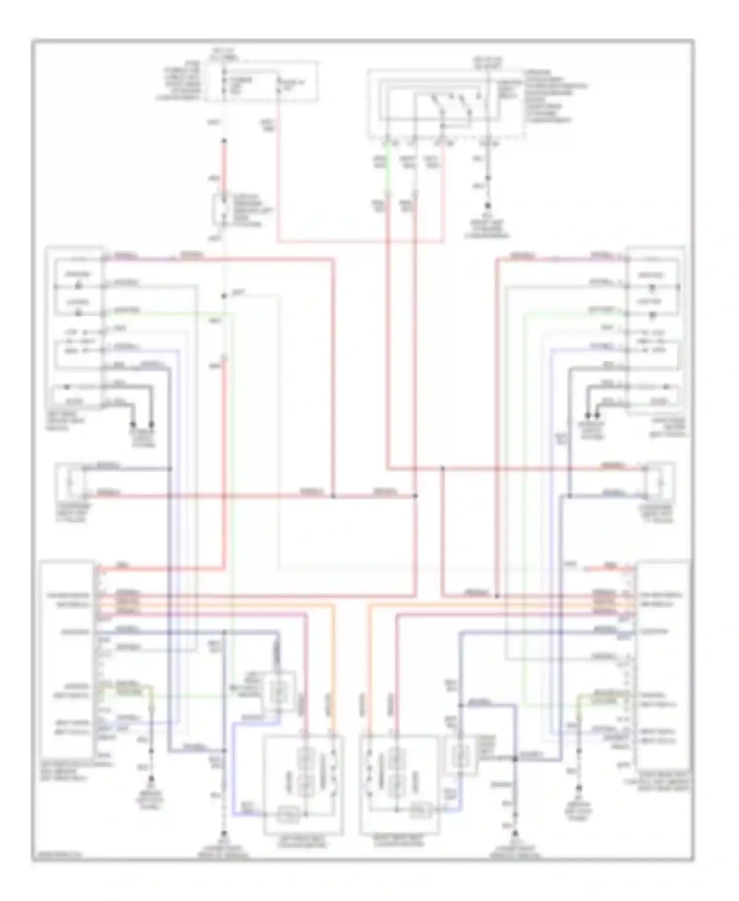 Wiring diagram hot in on or start for Infiniti M45 III facelift (2008-2010) (31 of 56)