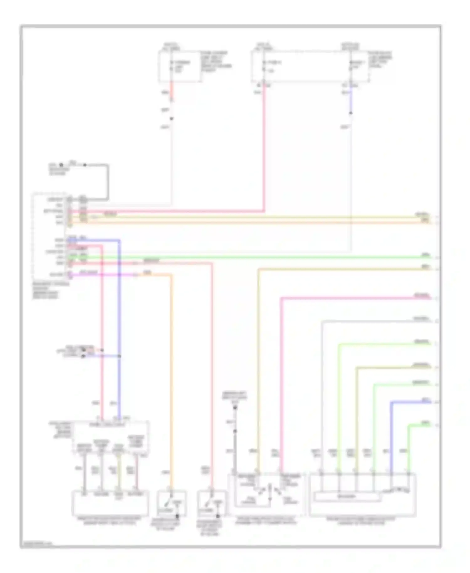 Wiring diagram hot in on or start for Infiniti M45 III facelift (2008-2010) (40 of 56)