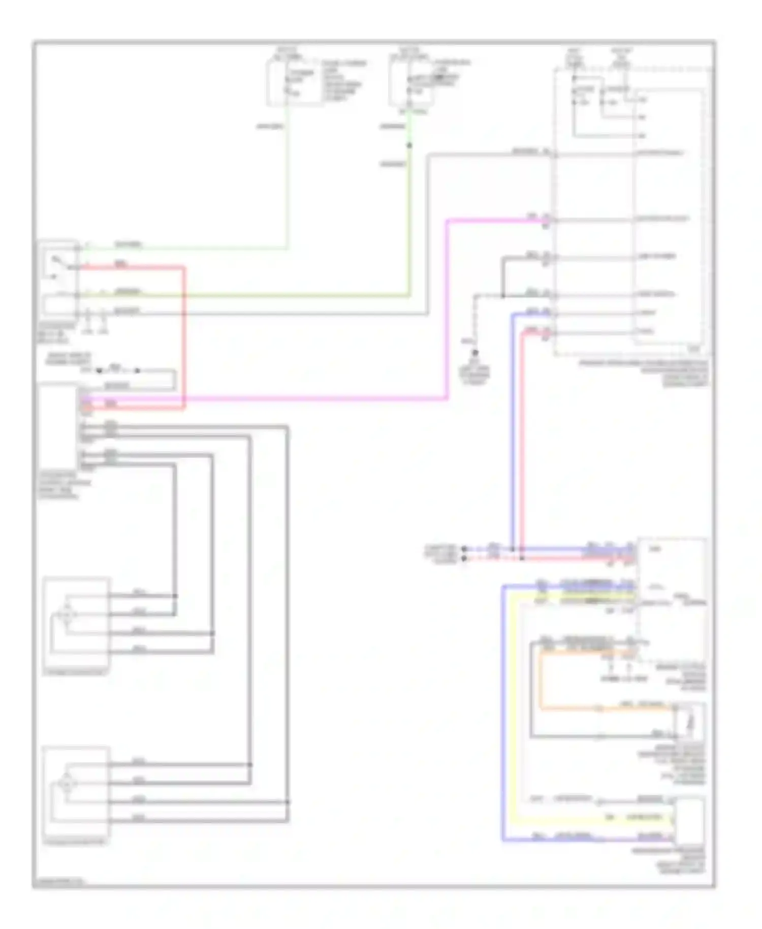 Wiring diagram hot in on or for Infiniti M45 III facelift (2008-2010) (2 of 2)