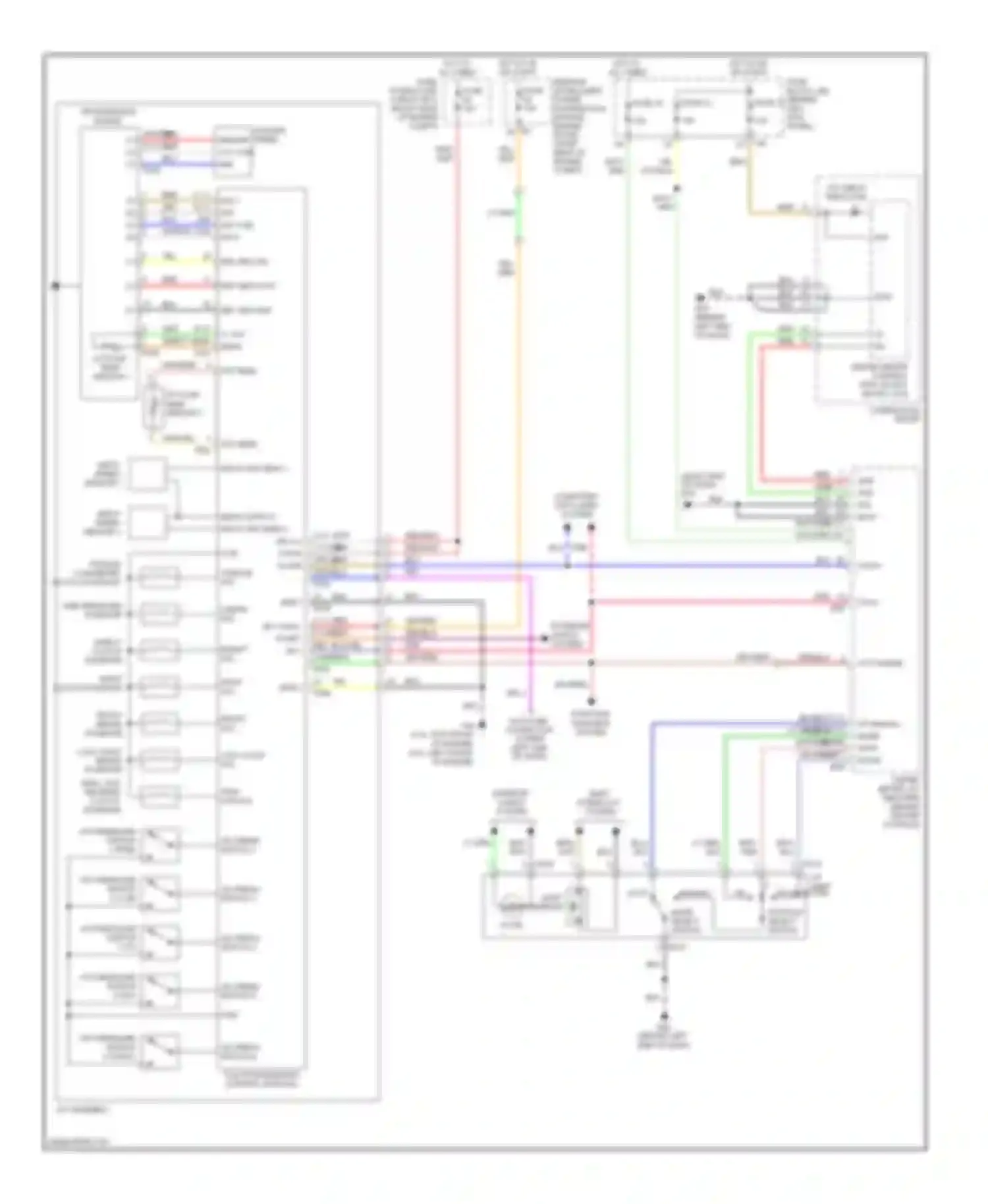 Wiring diagram input speed sensor 1 for Infiniti M45 III facelift (2008-2010) (1 of 1)