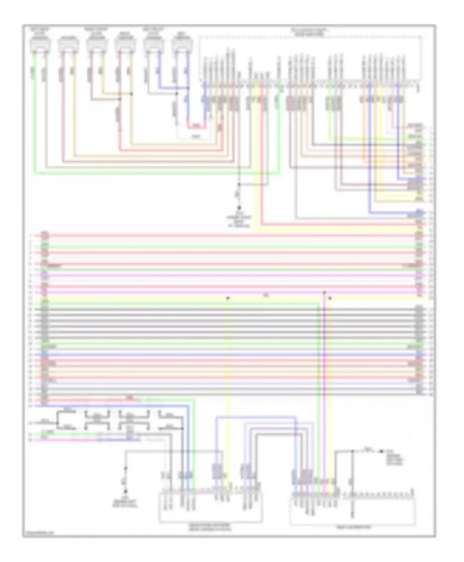 Wiring diagram red for Infiniti M45 III facelift (2008-2010) (86 of 110)