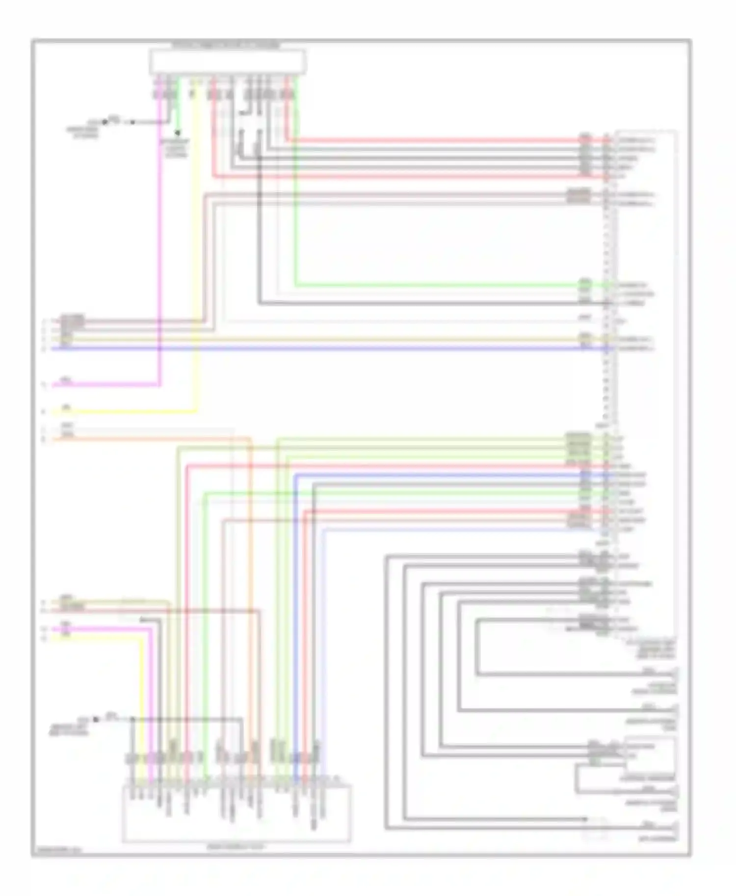 Wiring diagram rgb sync for Infiniti M45 III facelift (2008-2010) (6 of 11)