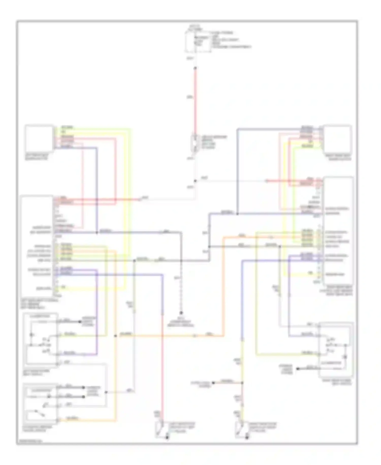Wiring diagram sensor gnd for Infiniti M45 III facelift (2008-2010) (1 of 1)