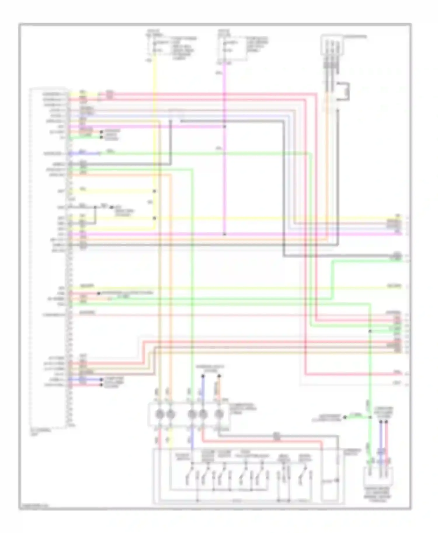 Wiring diagram shield strg sw a strg sw b for Infiniti M45 III facelift (2008-2010) (1 of 2)