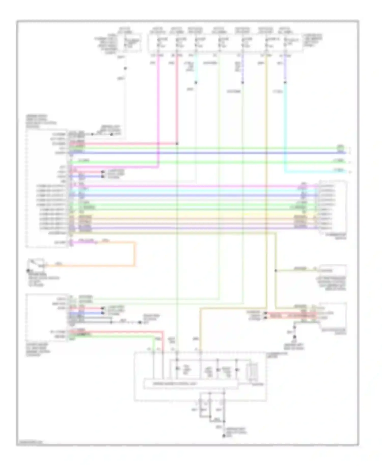 Wiring diagram tail lamp ind for Infiniti M45 III facelift (2008-2010) (1 of 2)