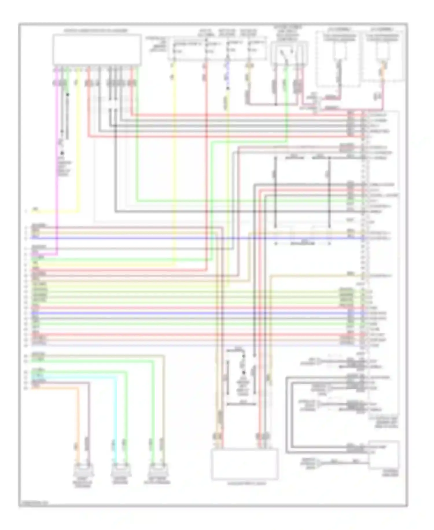 Wiring diagram w/ 5 speed a/t for Infiniti M45 III facelift (2008-2010) (1 of 2)