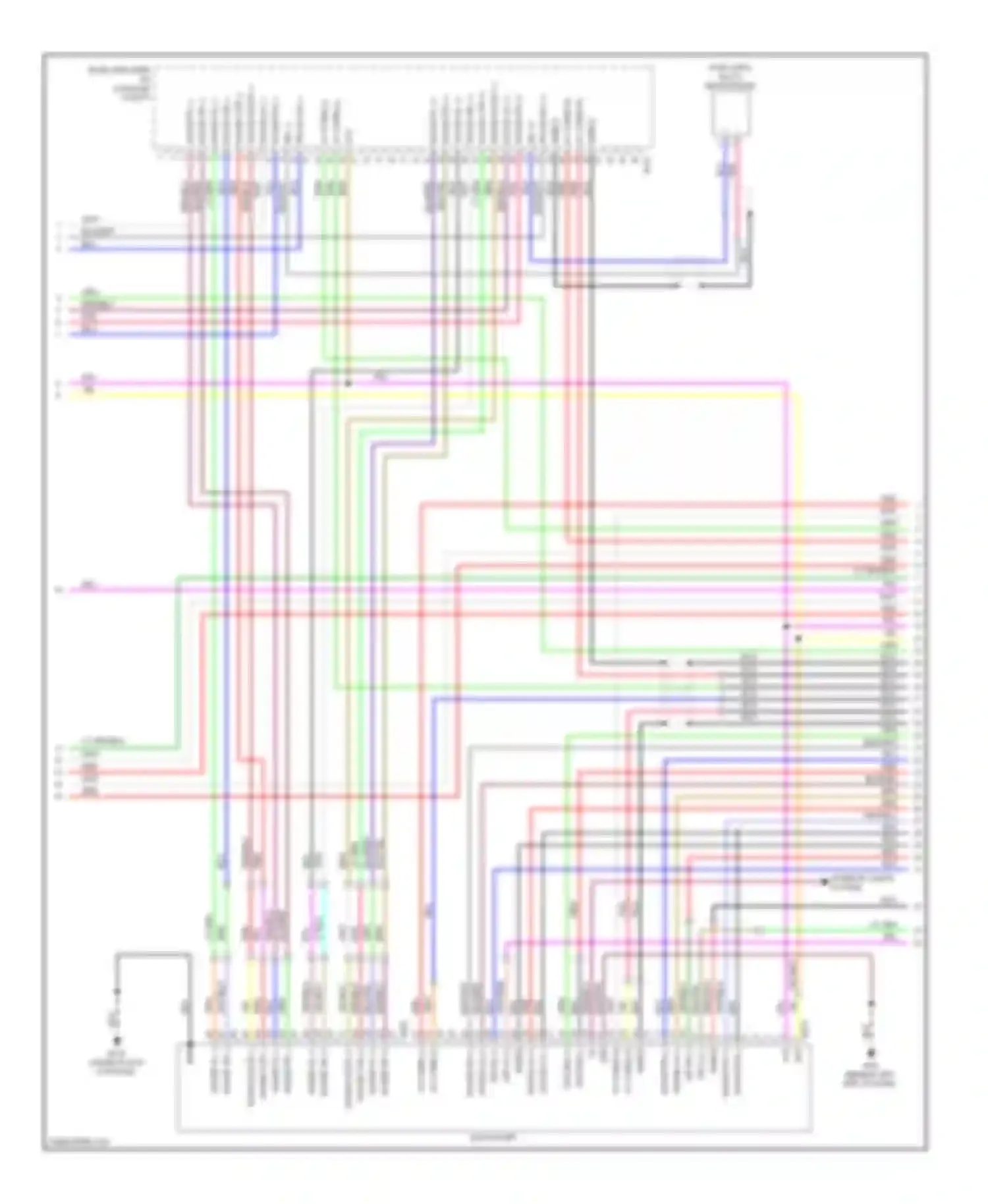 Wiring diagram yel/blk for Infiniti M45 III facelift (2008-2010) (4 of 13)