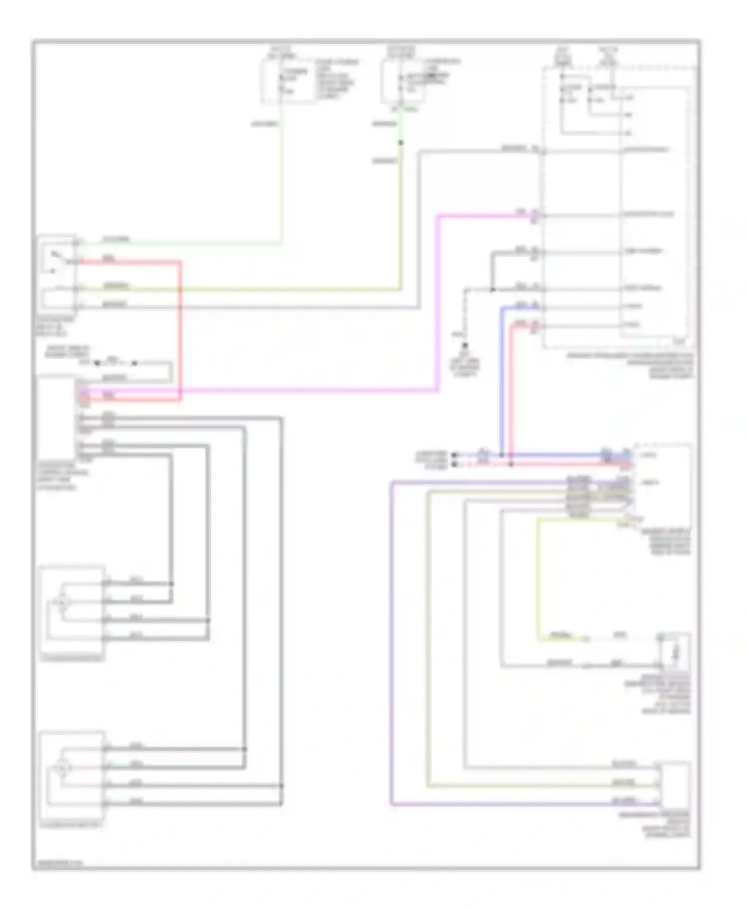 M45 Infiniti III (2005-2008): Cooling fan circuit