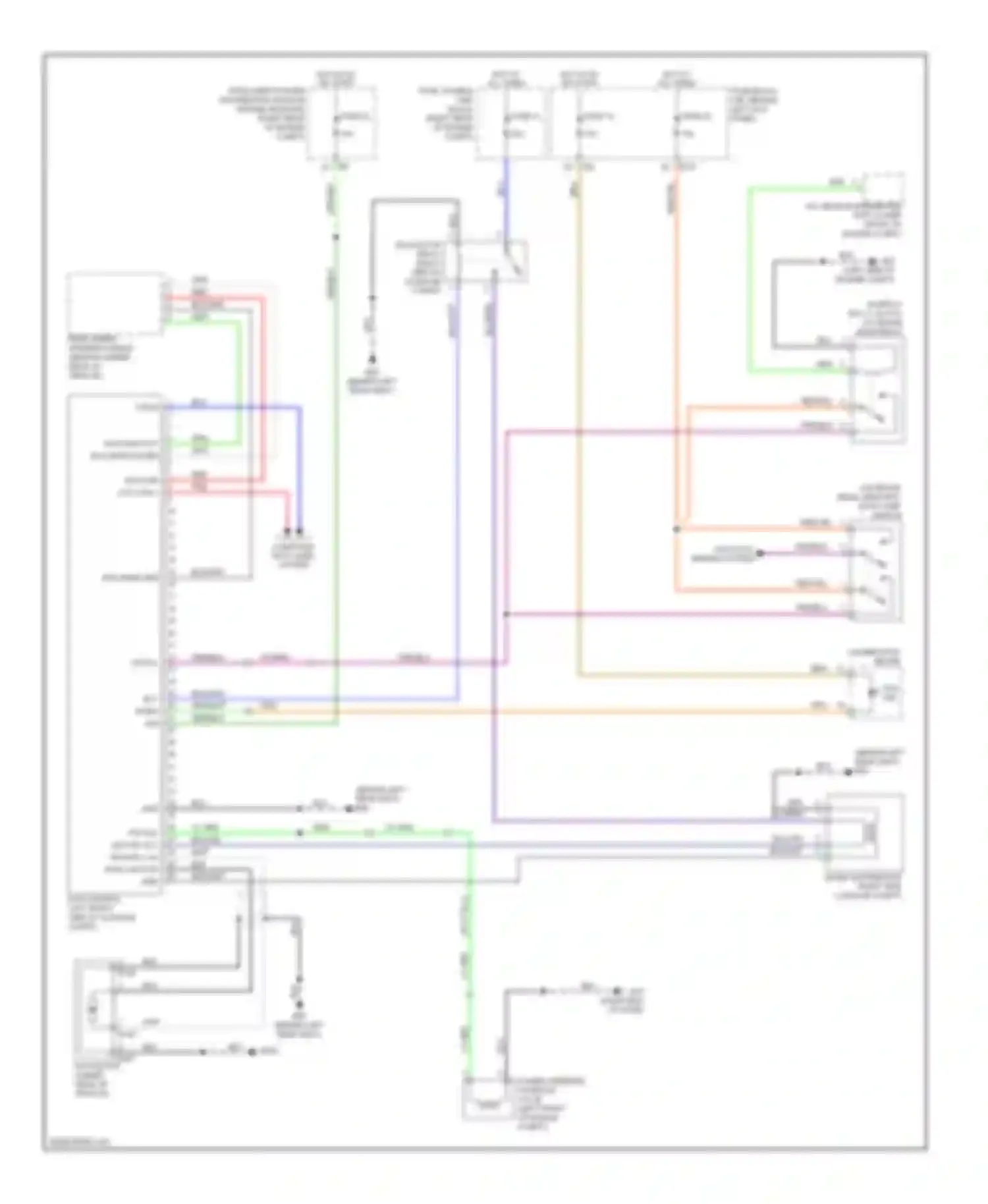 M45 Infiniti III (2005-2008): Electronic power steering circuit, with ras
