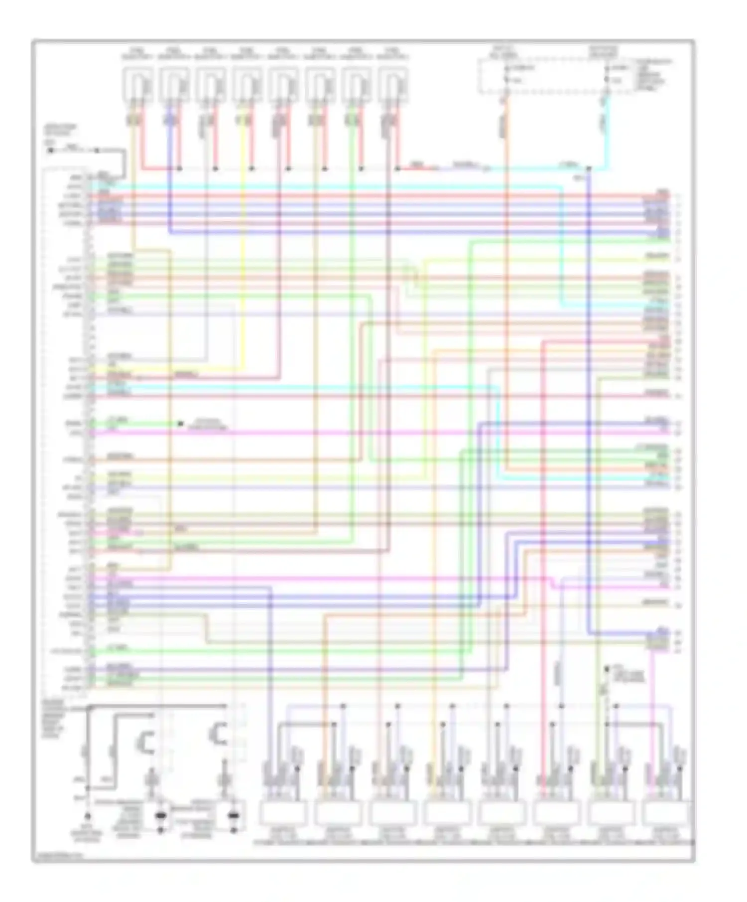 M45 Infiniti III (2005-2008): Wiring diagram engine performance 4.5l (1 of 5)