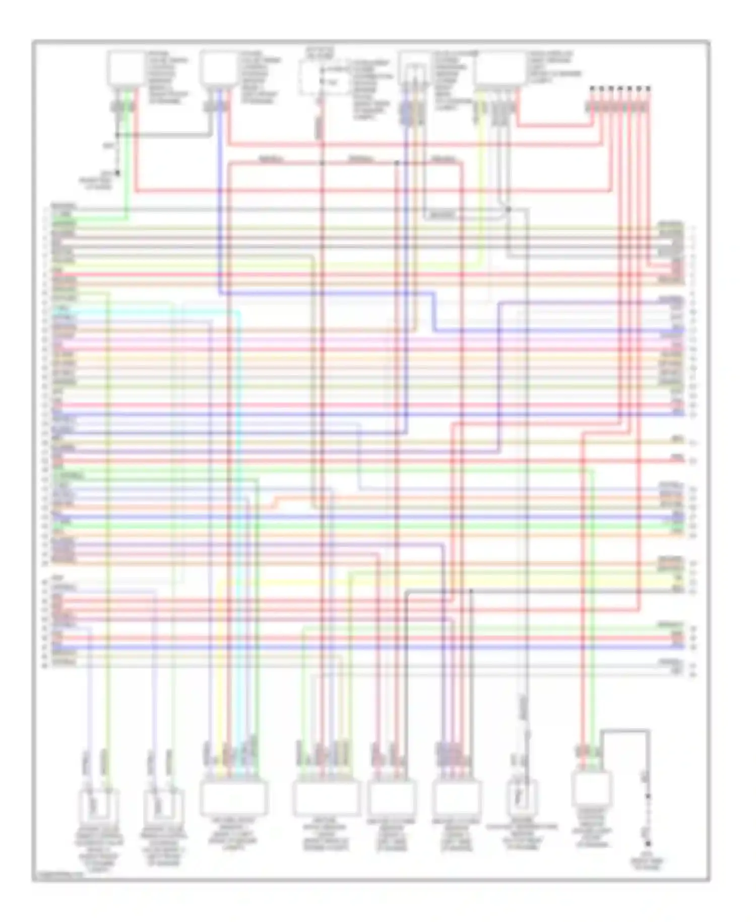 M45 Infiniti III (2005-2008): Wiring diagram engine performance 4.5l (3 of 5)