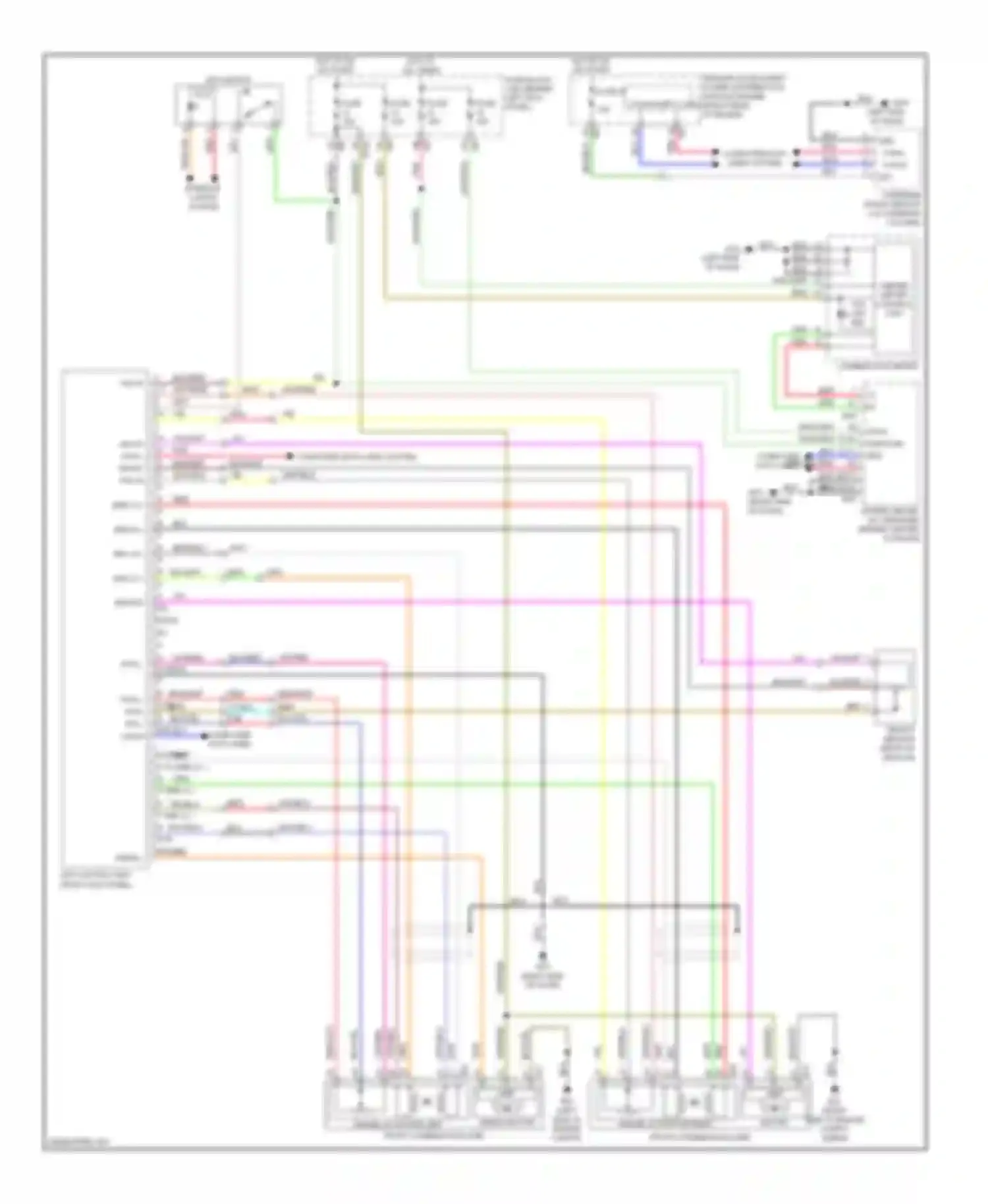 M45 Infiniti III (2005-2008): Adaptive front lighting circuit