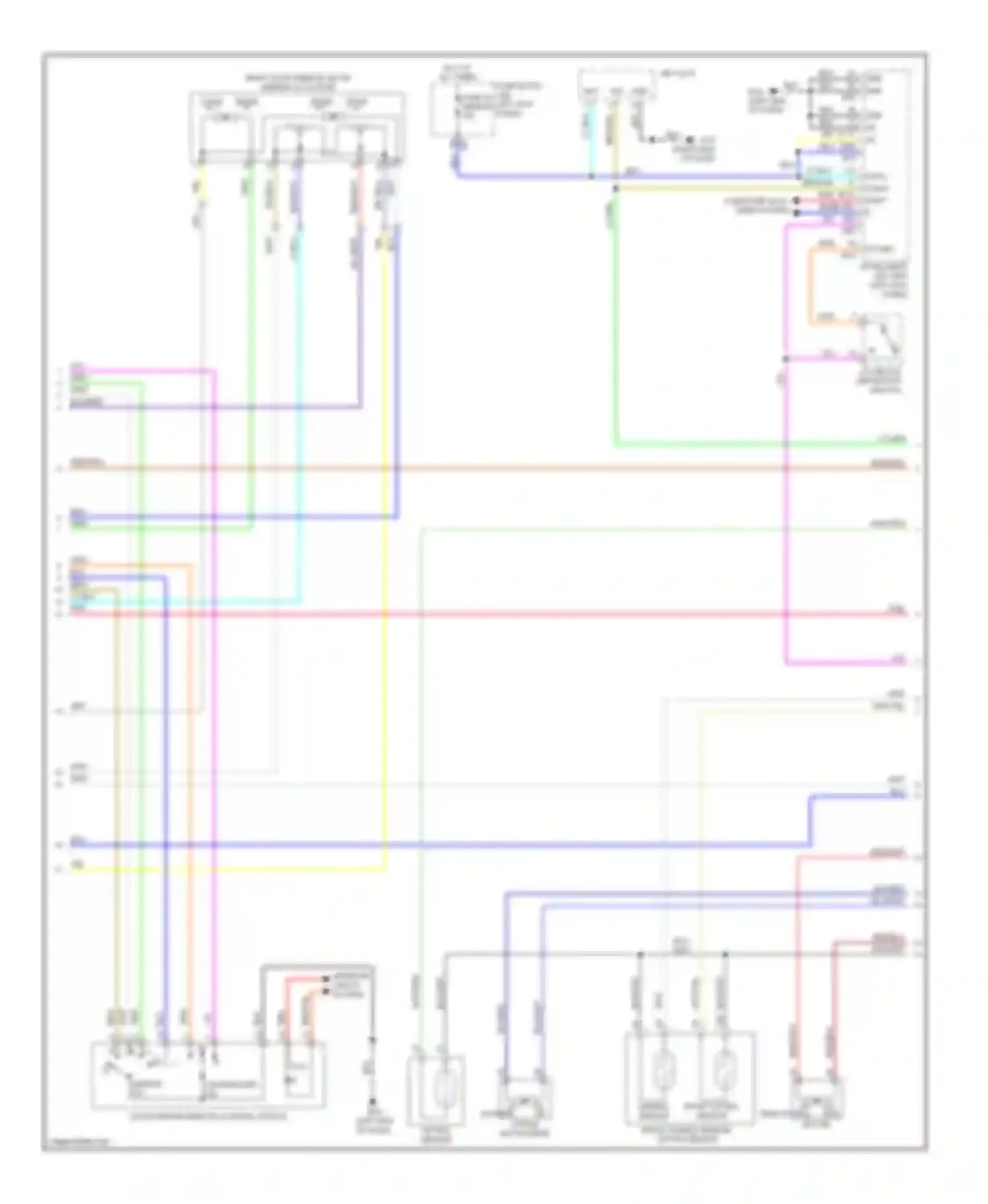 M45 Infiniti III (2005-2008): Memory systems circuit (2 of 3)