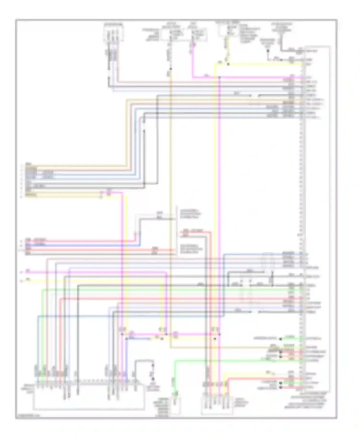 M45 Infiniti III (2005-2008): Navigation circuit, without mobile entertainment system (2 of 2)