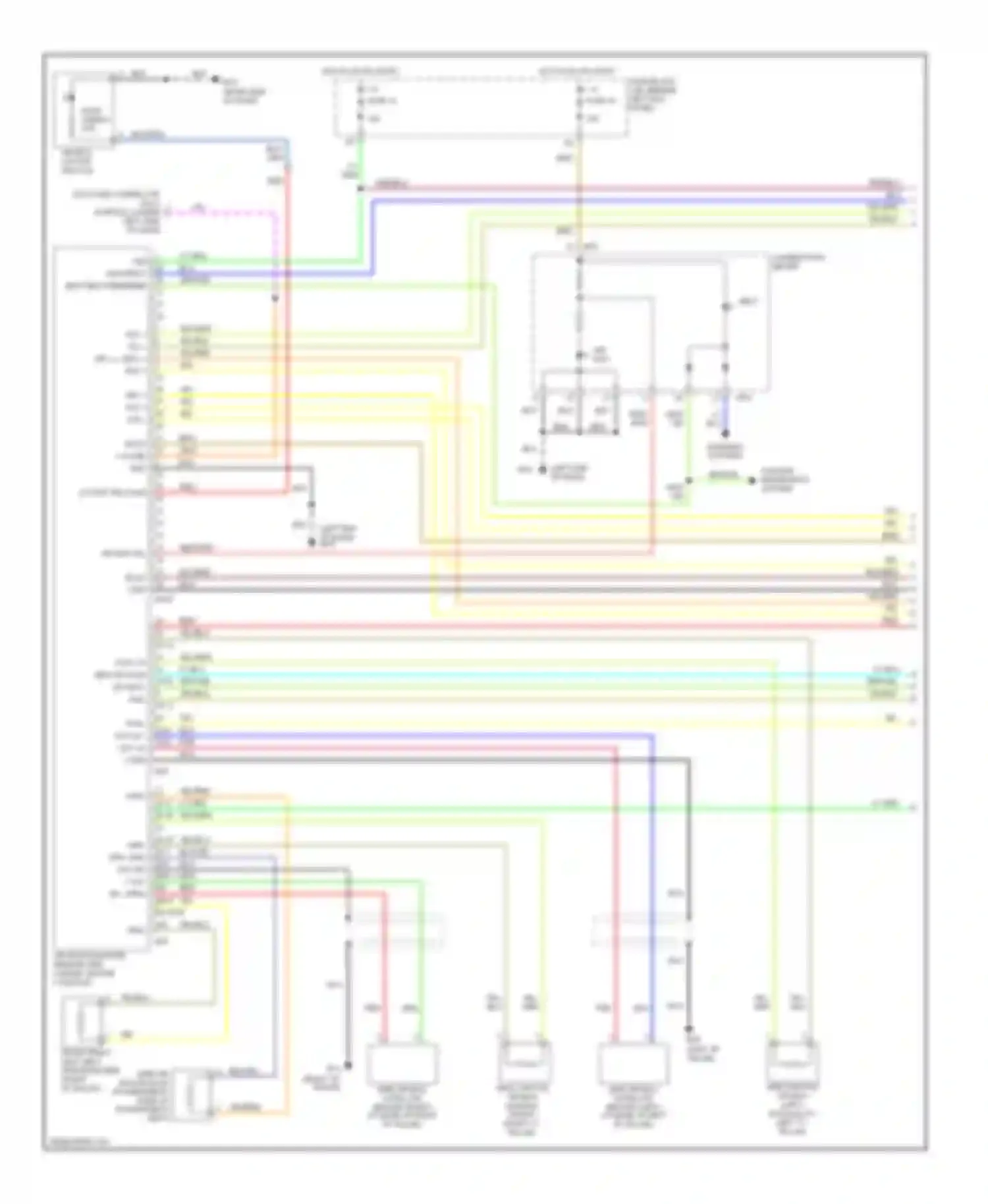 M45 Infiniti III (2005-2008): Supplemental restraints circuit (1 of 2)