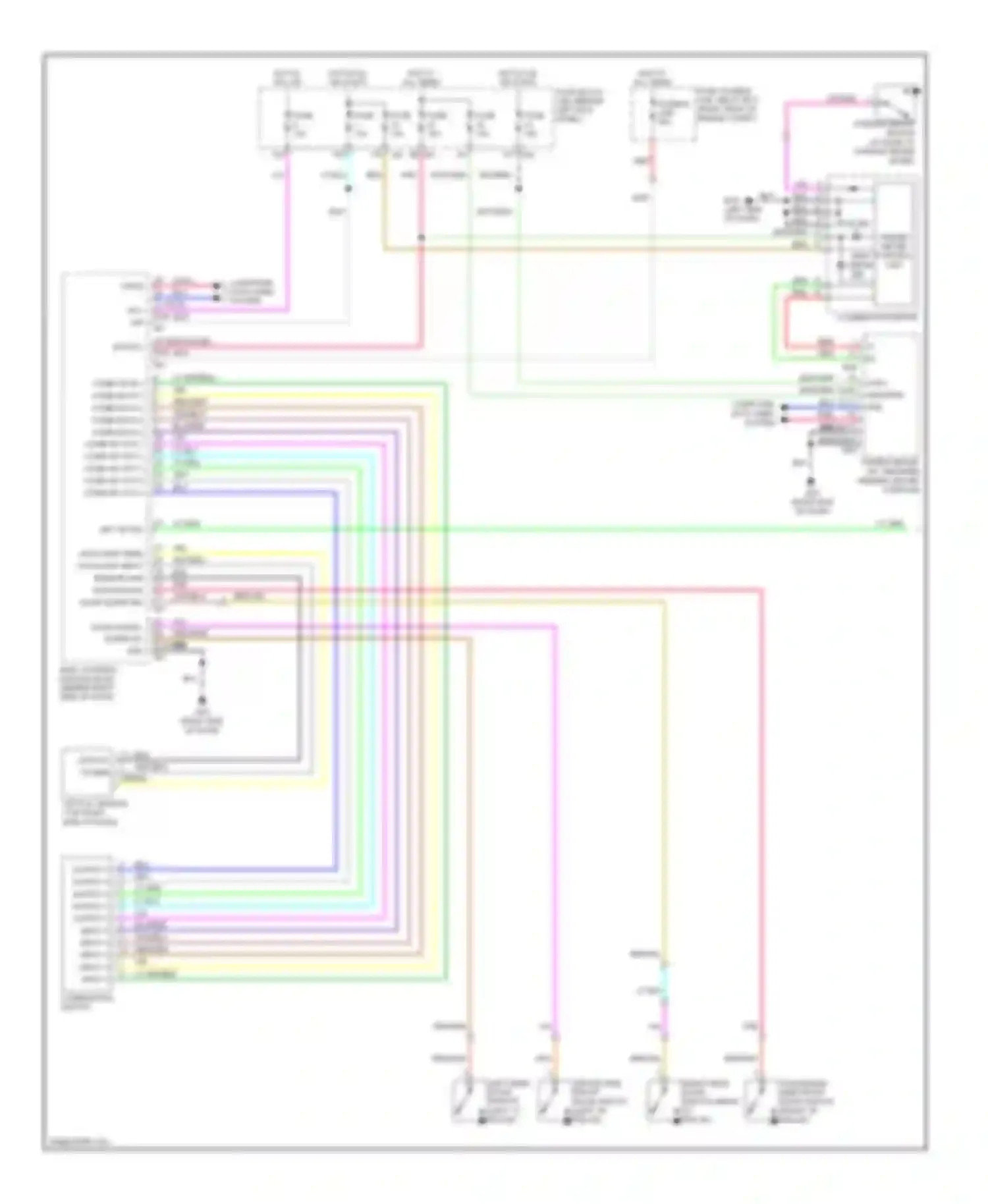 Wiring diagram 3 2 1 gnd output power for Infiniti M45 III (2005-2008) (1 of 2)