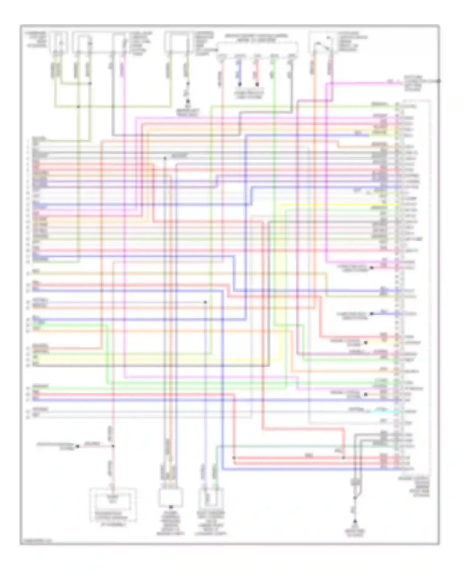Wiring diagram a/t assembly for Infiniti M45 III (2005-2008) (10 of 17)