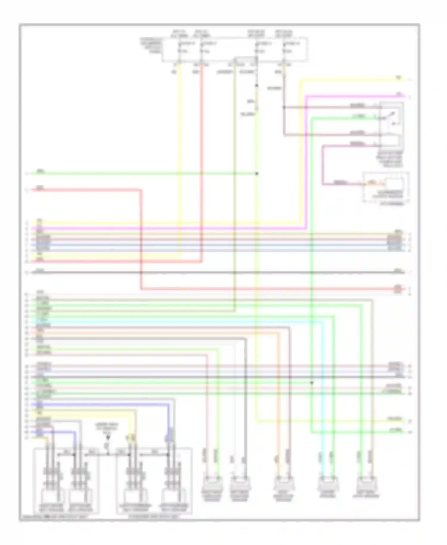 Wiring diagram blk/wht for Infiniti M45 III (2005-2008) (49 of 57)