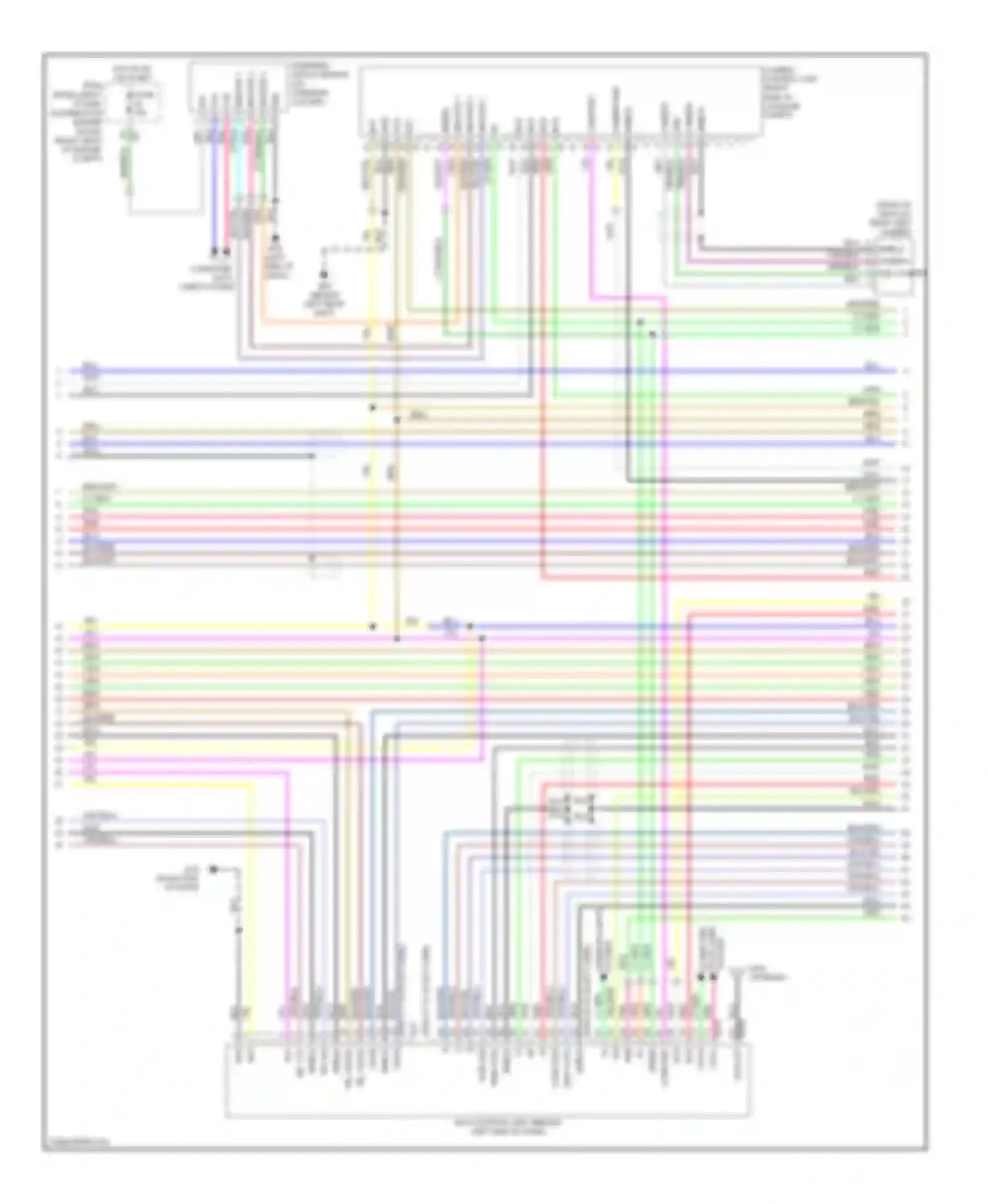 Wiring diagram disp-cont for Infiniti M45 III (2005-2008) (7 of 14)