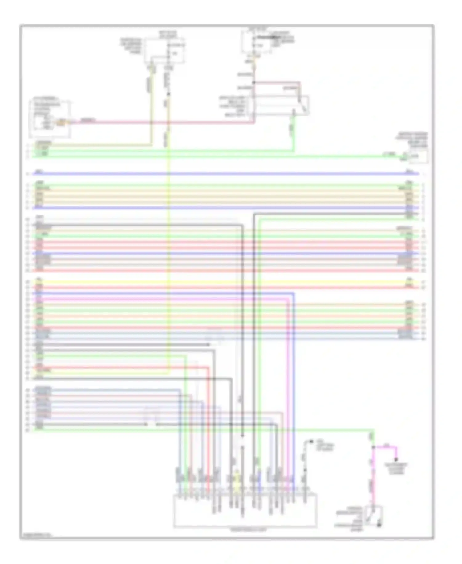 Wiring diagram disp-cont for Infiniti M45 III (2005-2008) (8 of 14)