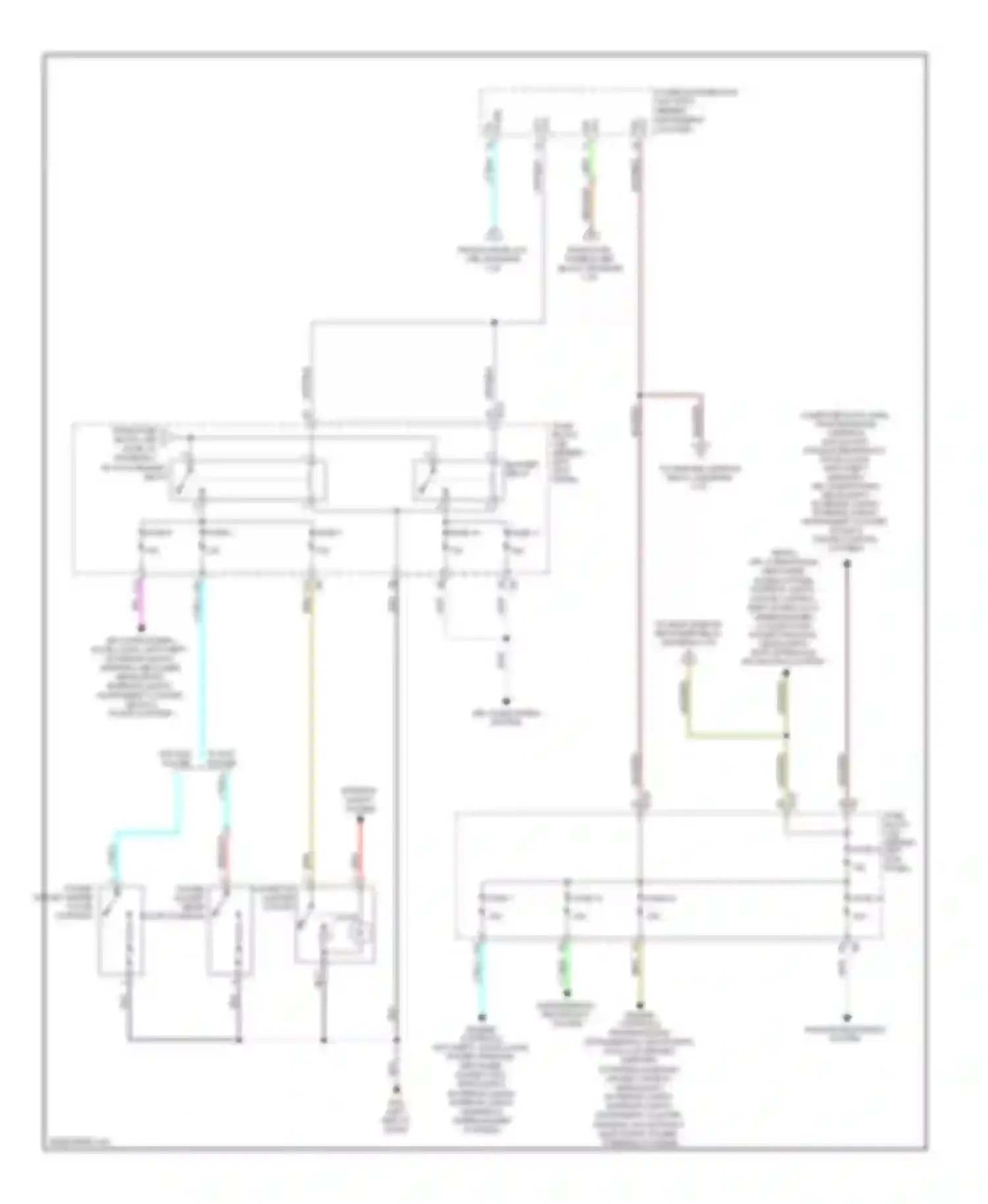 Wiring diagram fuse 13 for Infiniti M45 III (2005-2008) (1 of 2)