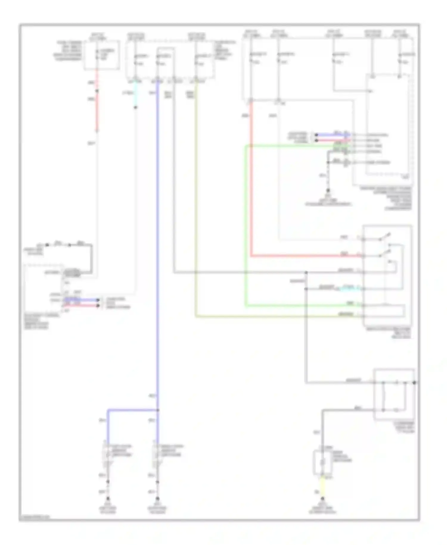 Wiring diagram fuse 71 for Infiniti M45 III (2005-2008) (1 of 9)
