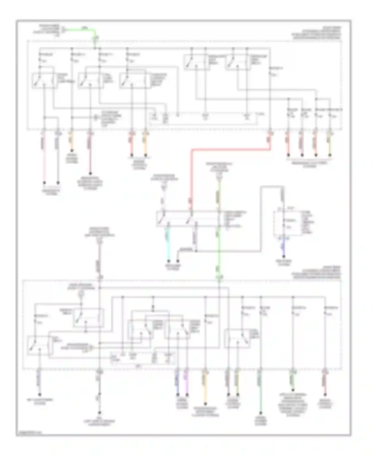 Wiring diagram fuse 85 for Infiniti M45 III (2005-2008) (1 of 2)
