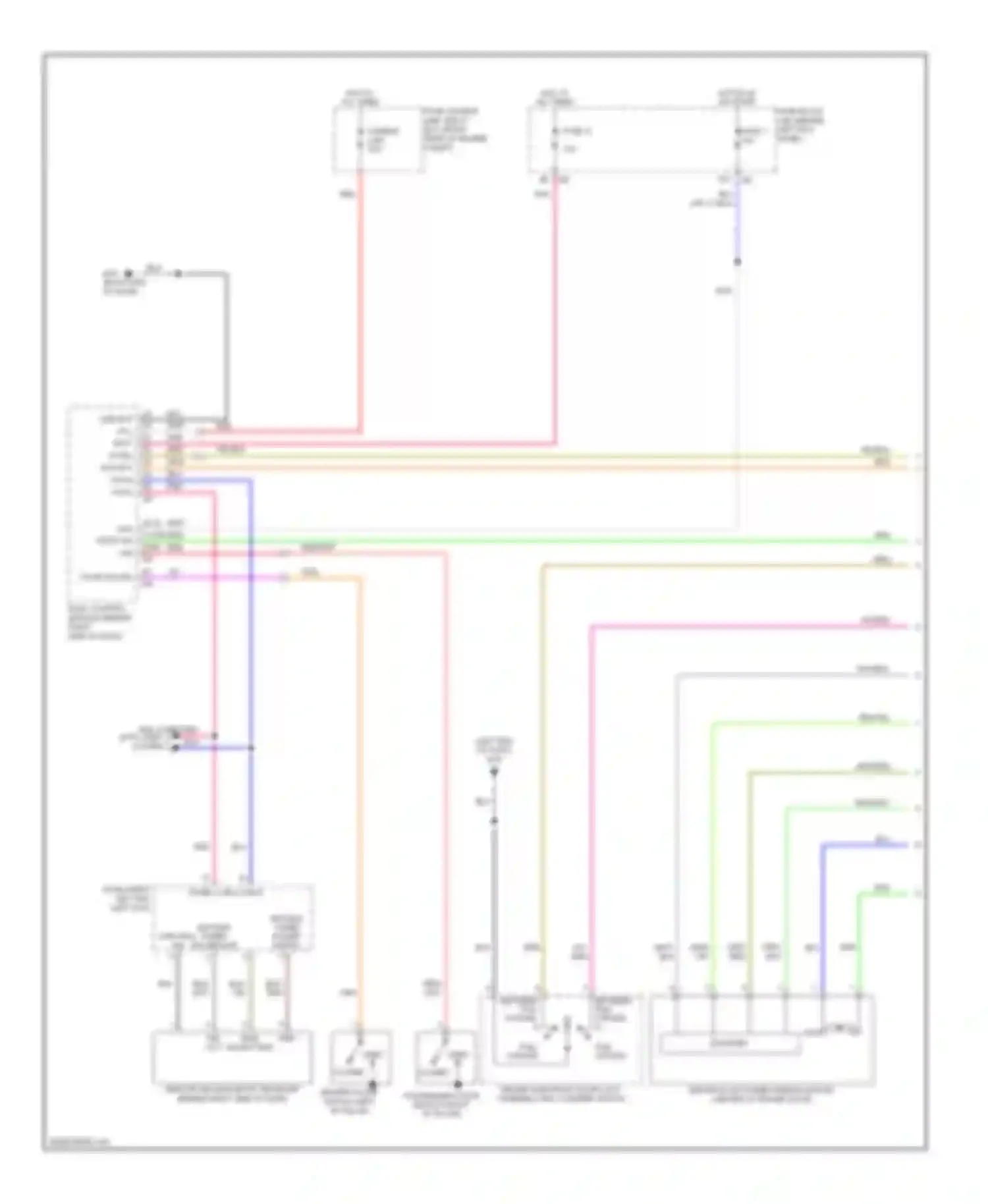 Wiring diagram fusible link f for Infiniti M45 III (2005-2008) (9 of 11)