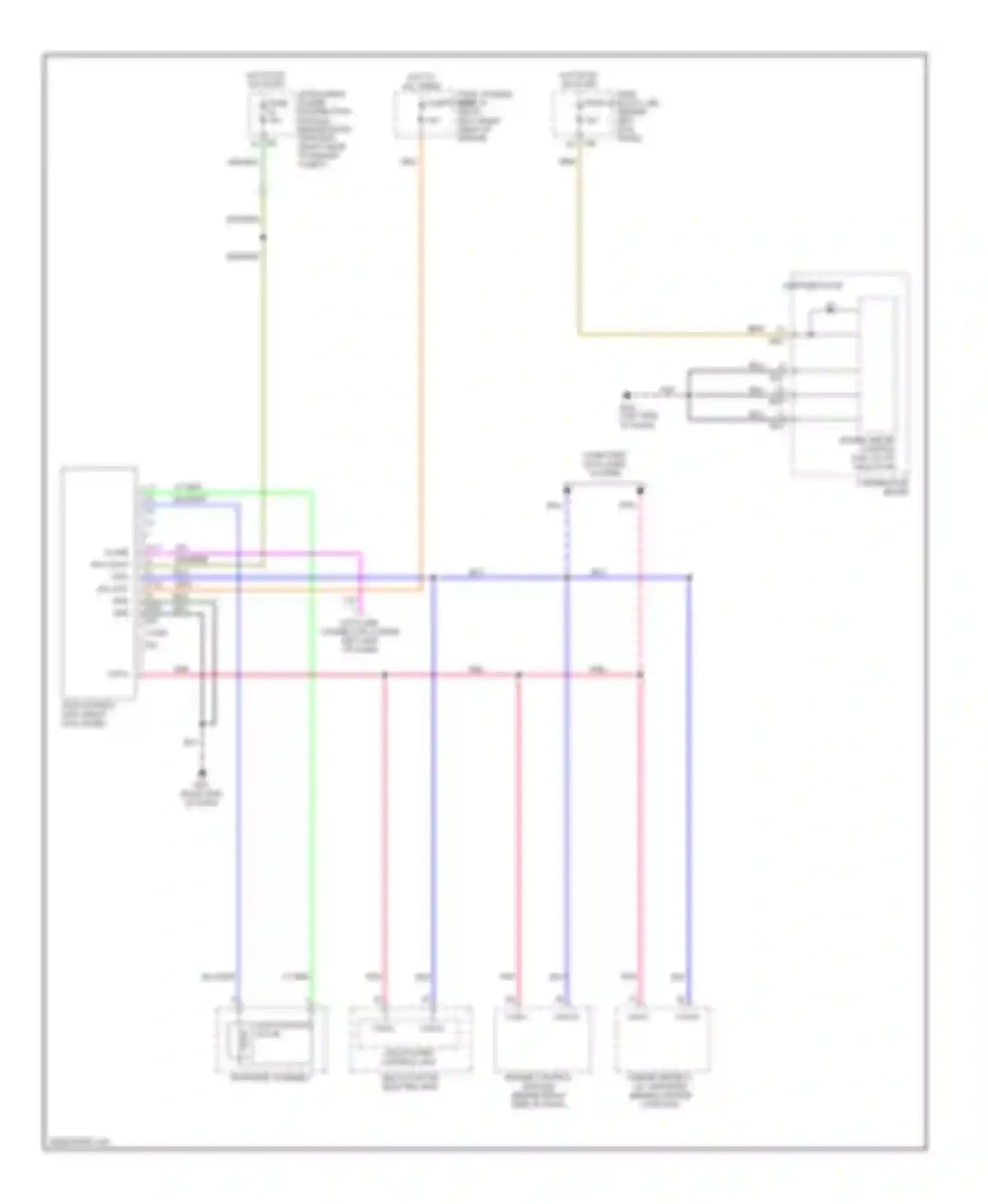 Wiring diagram grn/blk for Infiniti M45 III (2005-2008) (21 of 26)