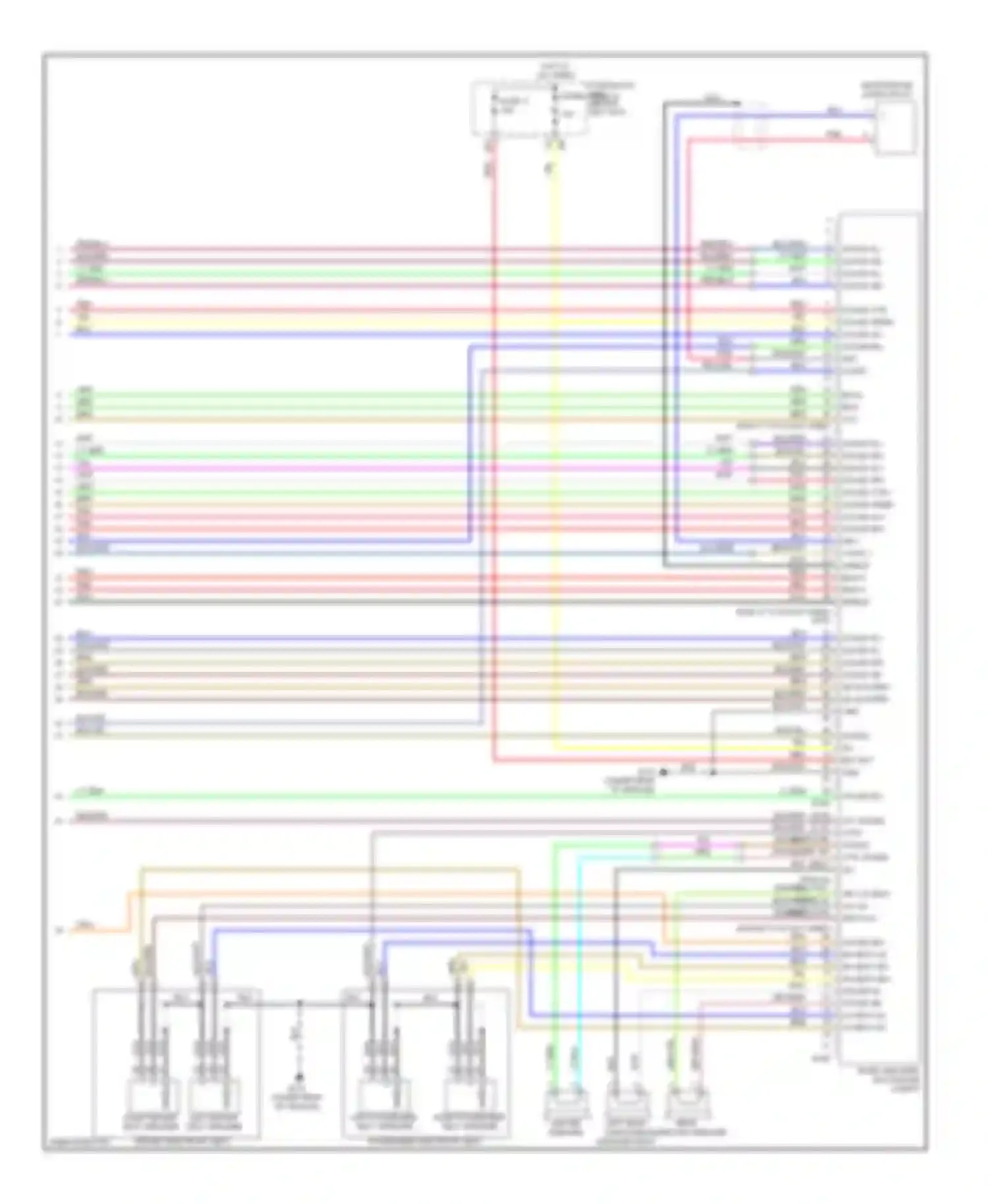 Wiring diagram gry/red for Infiniti M45 III (2005-2008) (22 of 23)