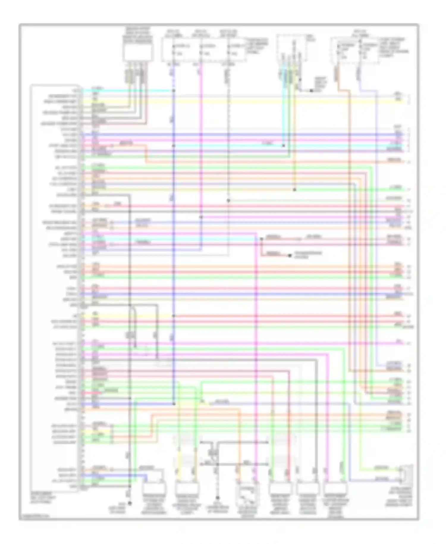 Wiring diagram hot in on or start for Infiniti M45 III (2005-2008) (3 of 64)