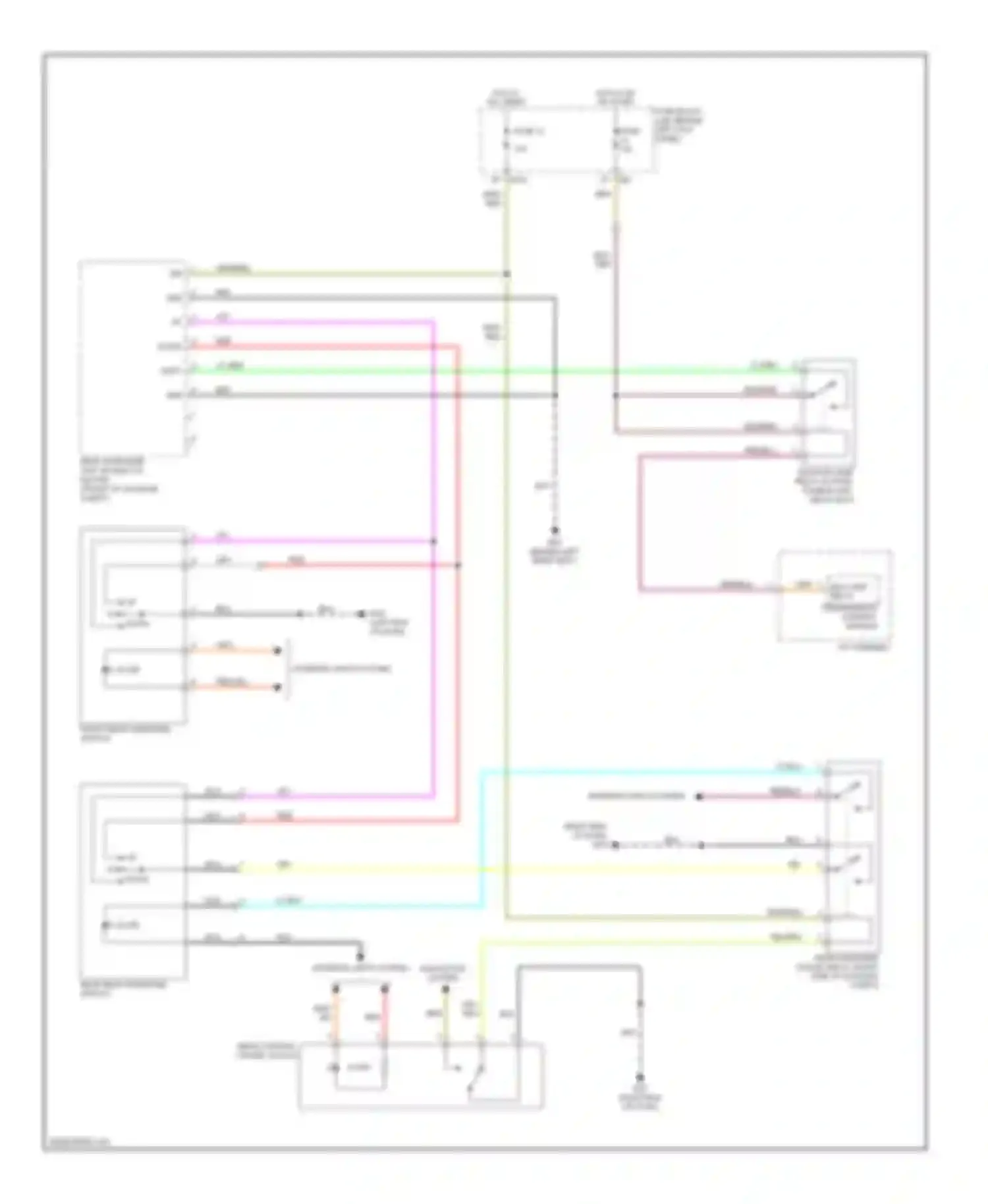 Wiring diagram hot in on or start for Infiniti M45 III (2005-2008) (50 of 64)