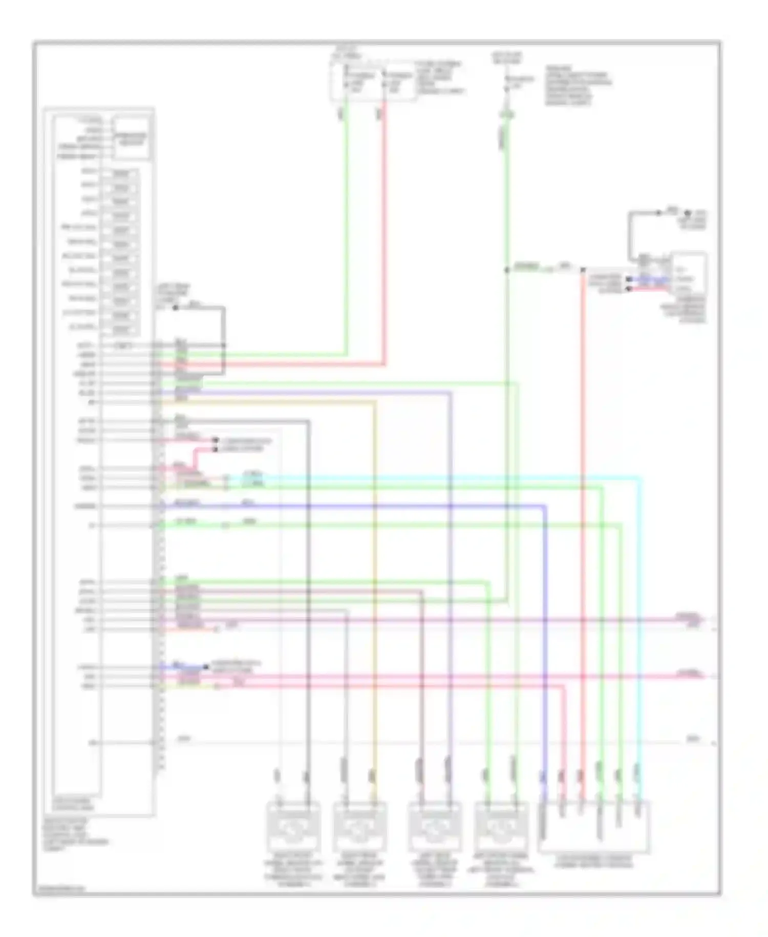 Wiring diagram hot in on or start for Infiniti M45 III (2005-2008) (1 of 64)