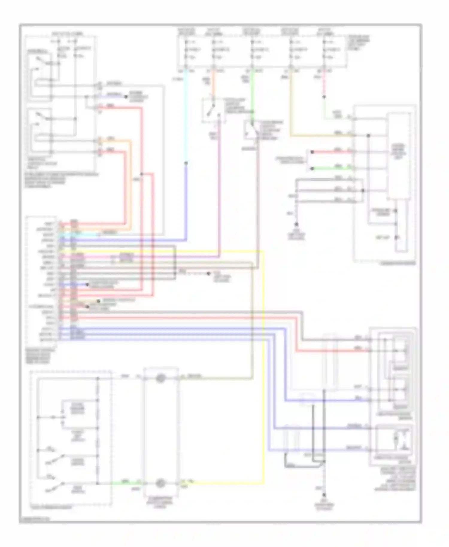Wiring diagram sensor 1 for Infiniti M45 III (2005-2008) (1 of 10)