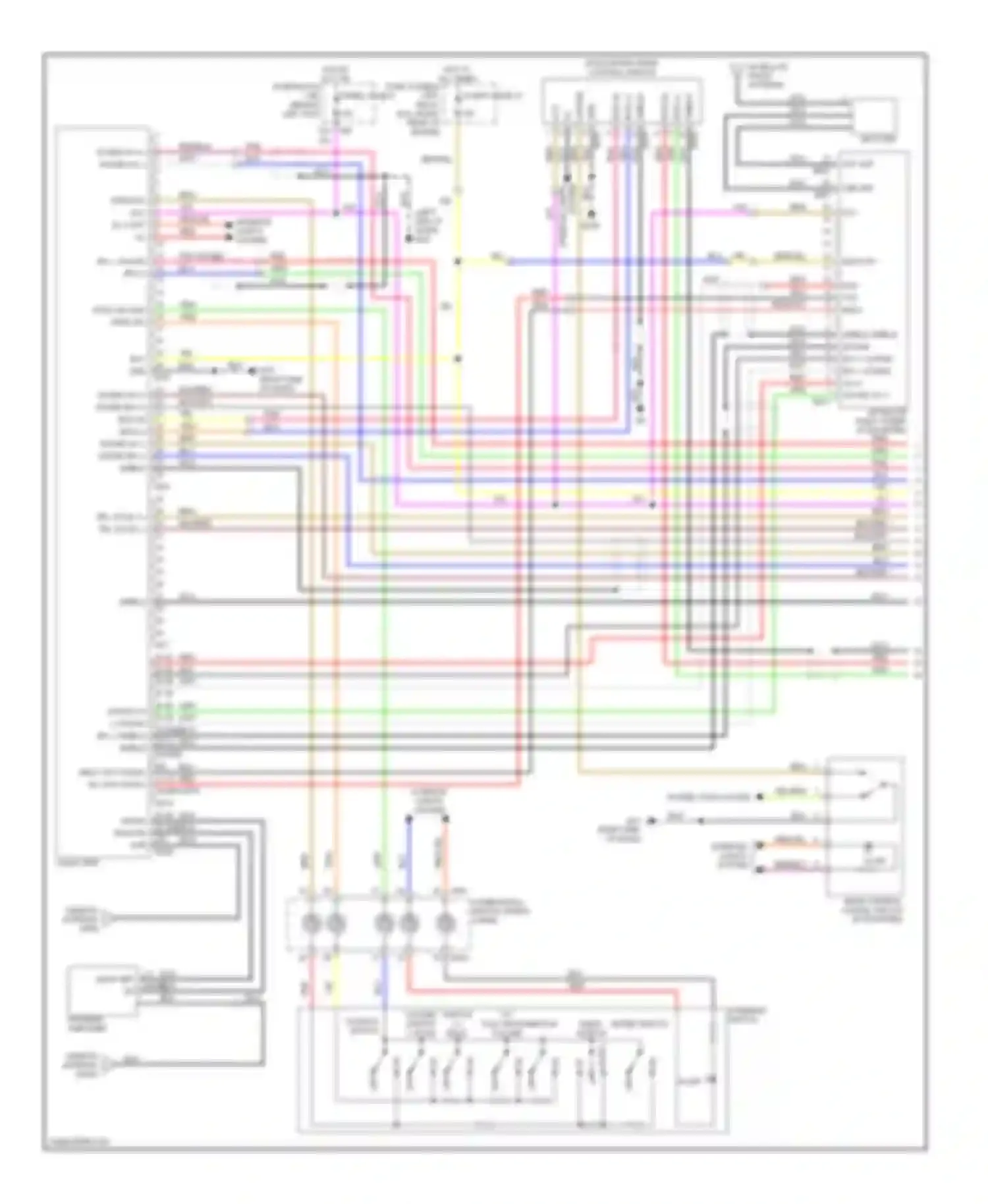 Wiring diagram source switch for Infiniti M45 III (2005-2008) (1 of 4)