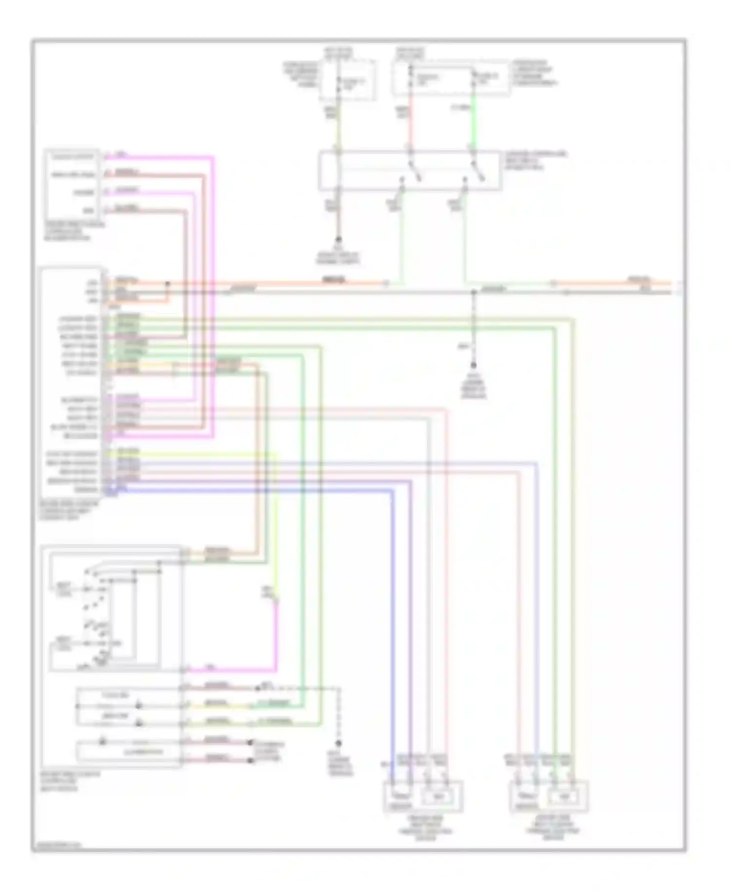 Wiring diagram ted sensor for Infiniti M45 III (2005-2008) (1 of 1)