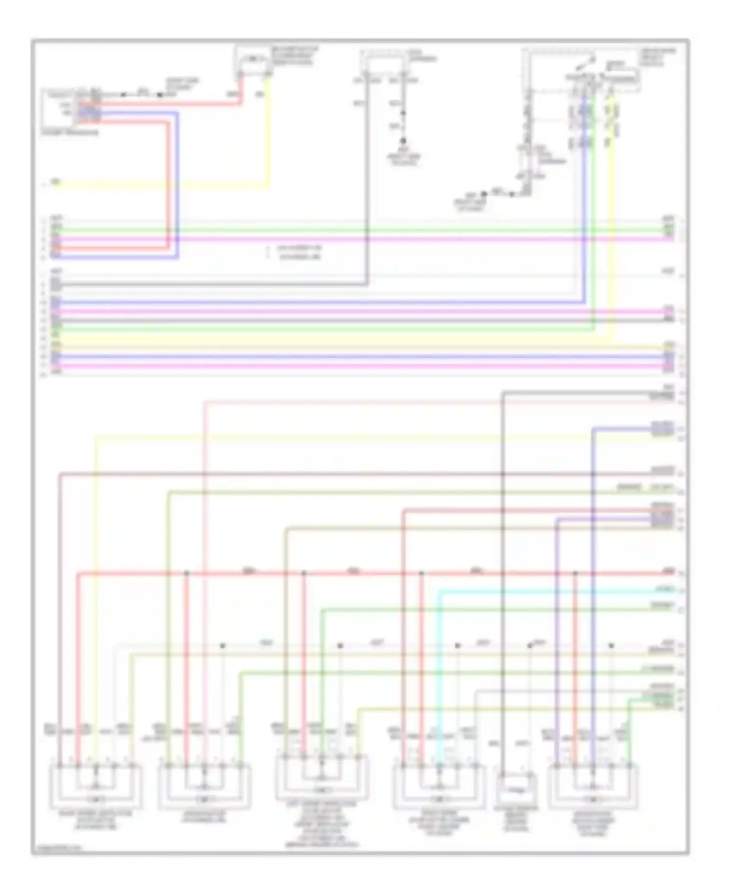 M56 Infiniti IV (2010-2013): Automatic a/c circuit (2 of 4)