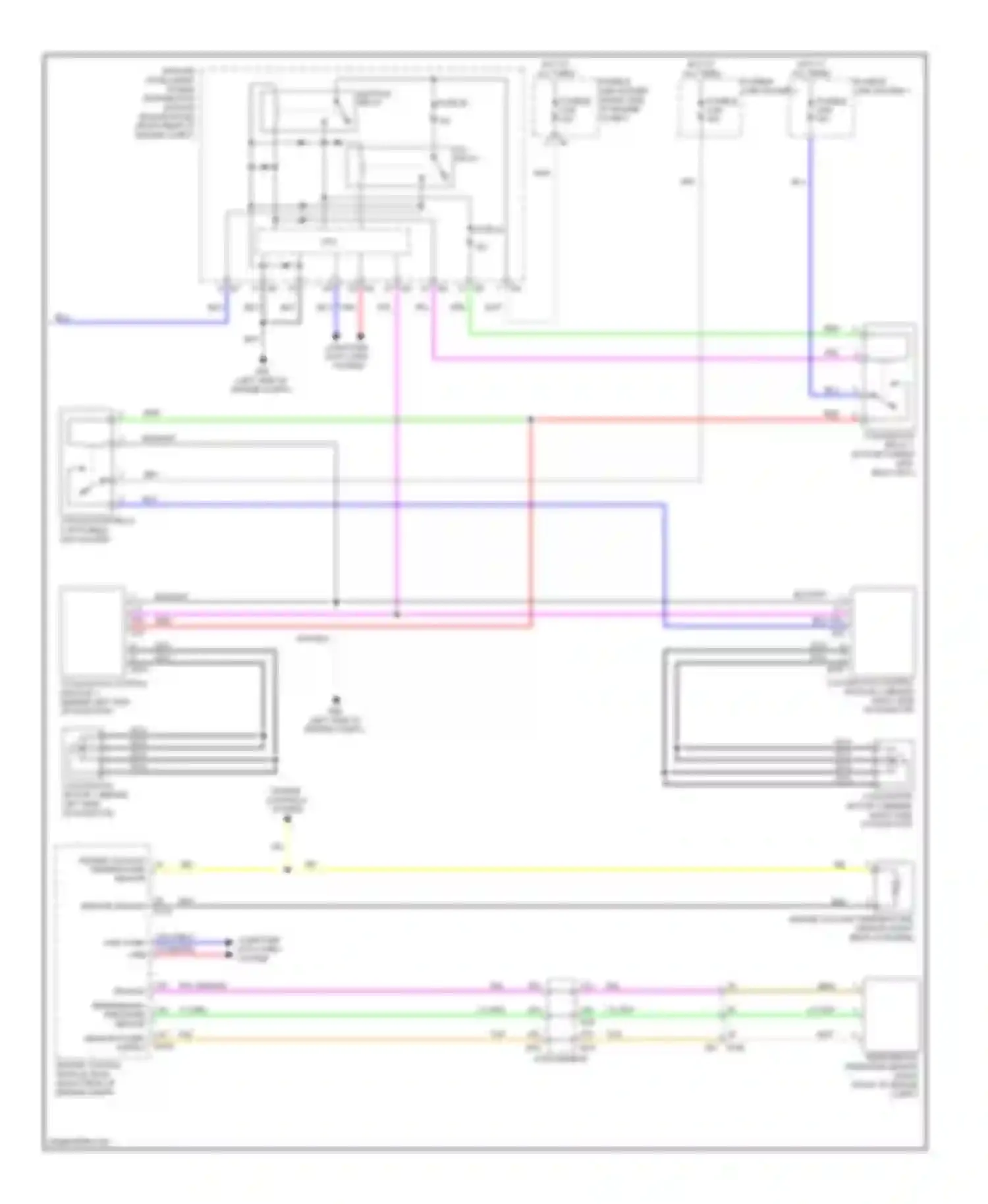 M56 Infiniti IV (2010-2013): Automatic a/c circuit (4 of 4)