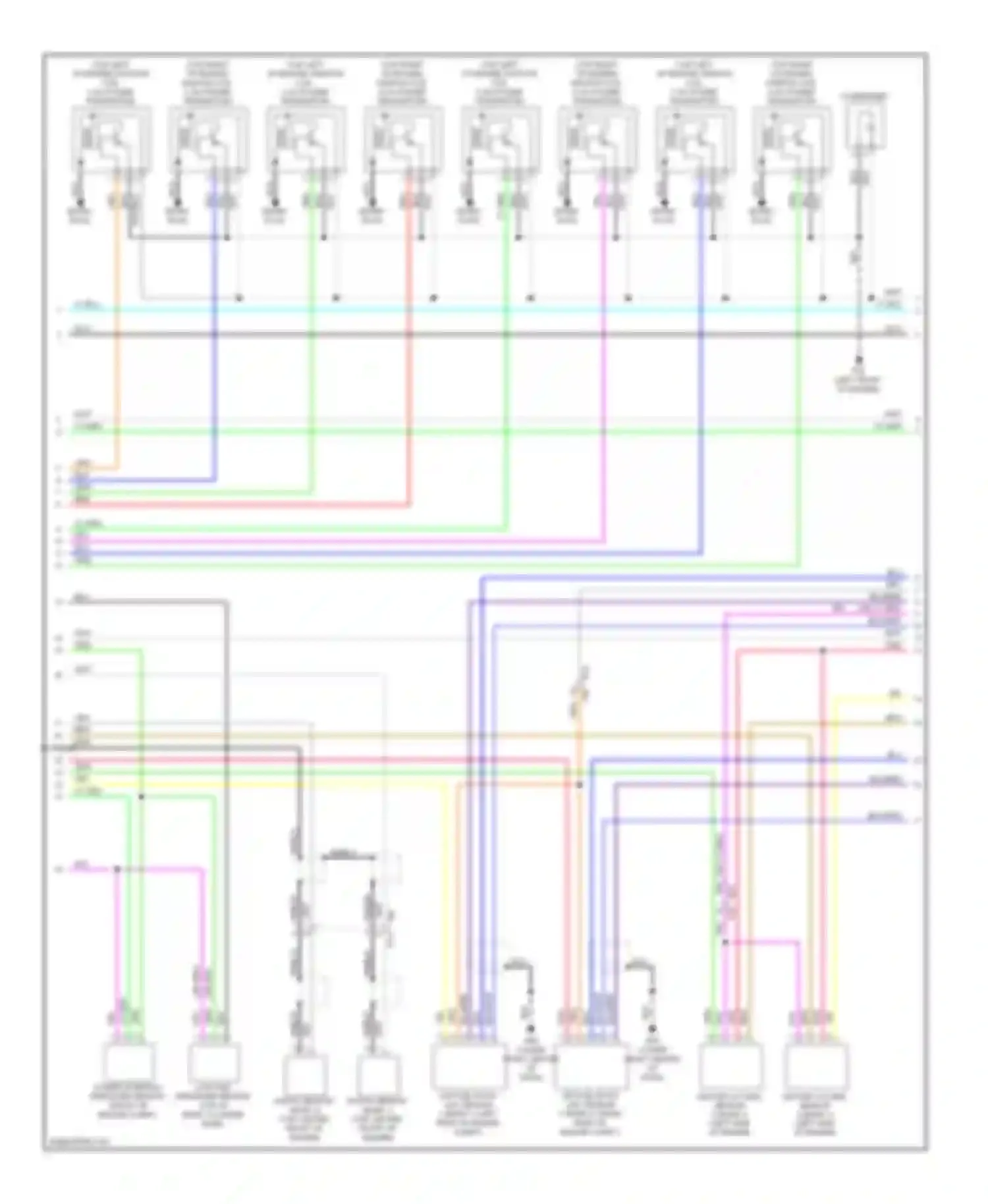 M56 Infiniti IV (2010-2013): Wiring diagram engine performance 5.6l (2 of 7)