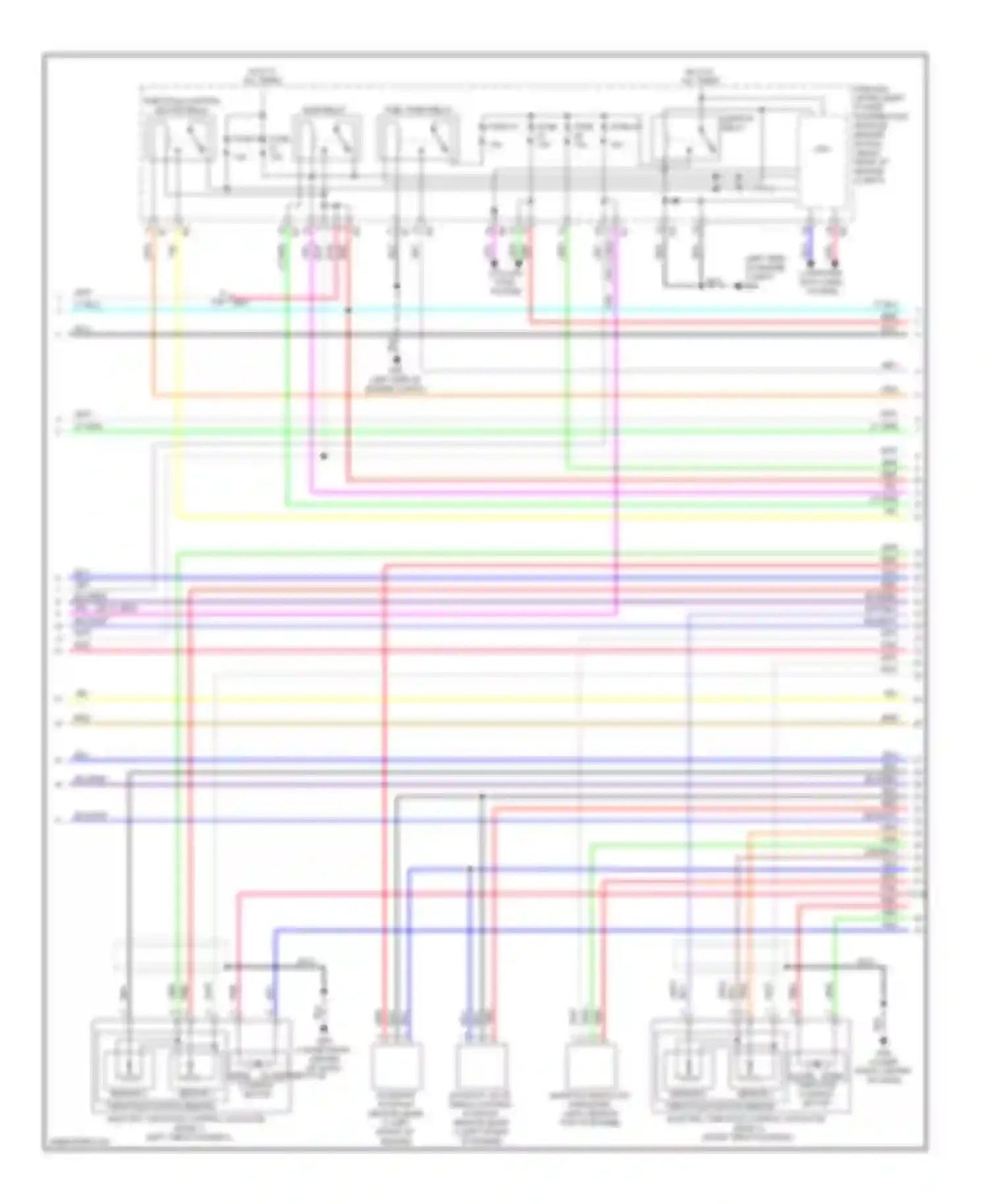 M56 Infiniti IV (2010-2013): Wiring diagram engine performance 5.6l (3 of 7)