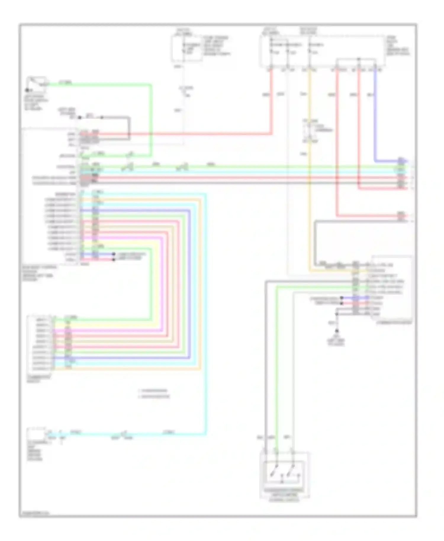 M56 Infiniti IV (2010-2013): Instrument illumination circuit (1 of 3)