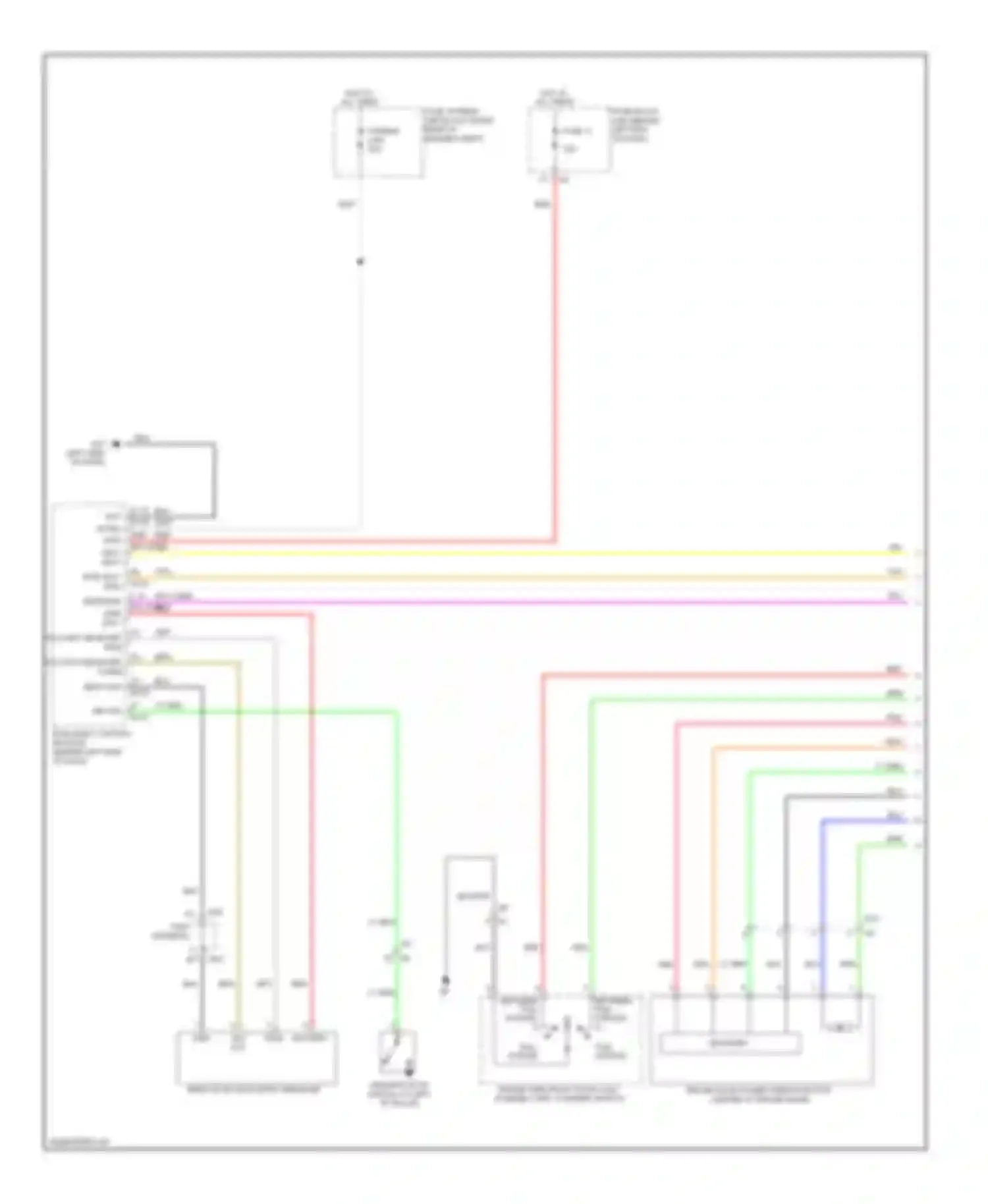 M56 Infiniti IV (2010-2013): Power windows circuit (1 of 2)