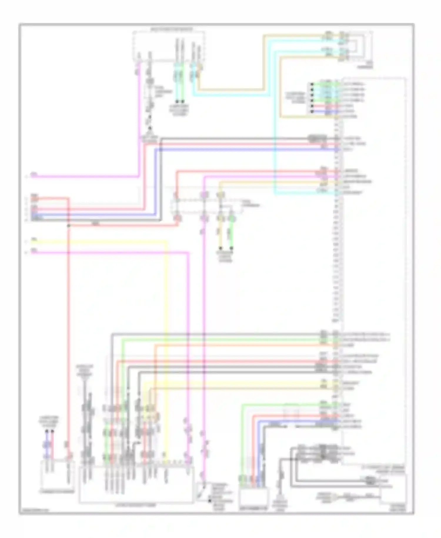 M56 Infiniti IV (2010-2013): Radio circuit, without navigation (4 of 4)