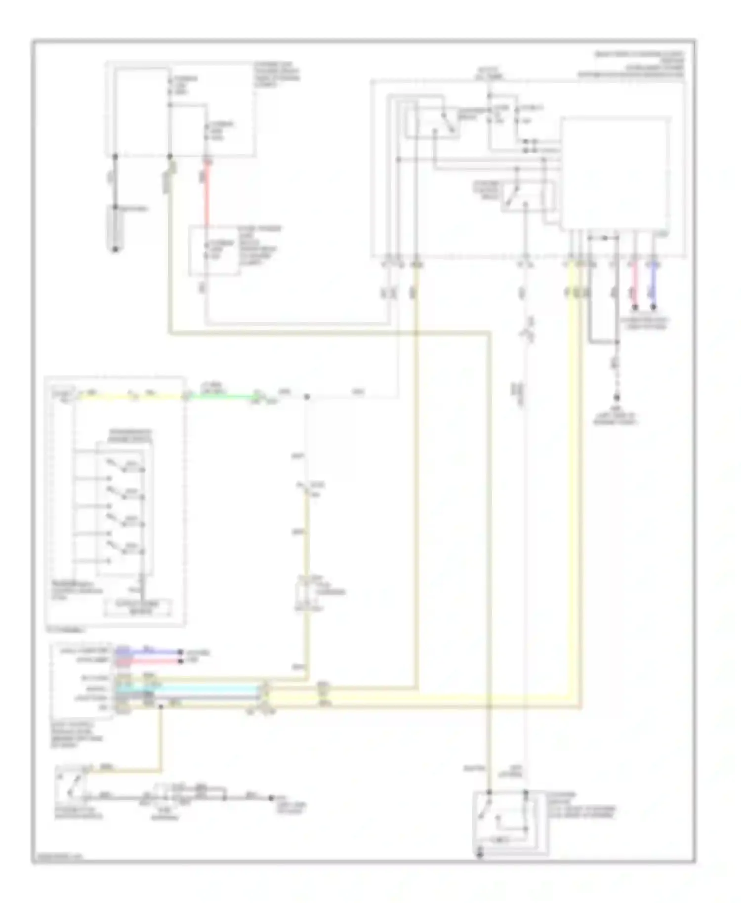 M56 Infiniti IV (2010-2013): Starting circuit