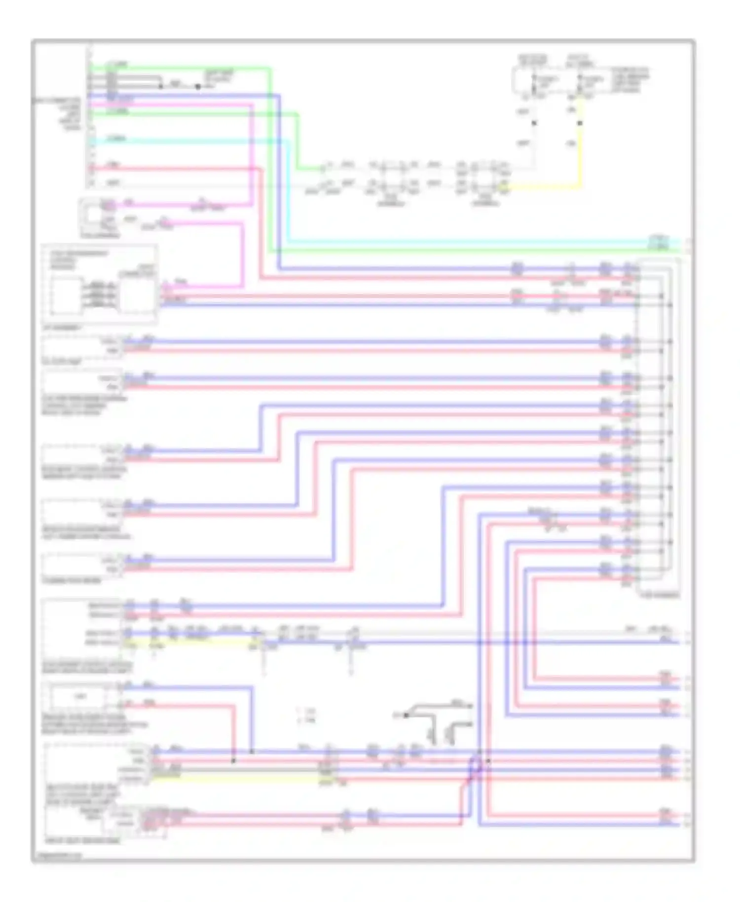 Wiring diagram hot in on or start for Infiniti M56 IV (2010-2013) (5 of 28)