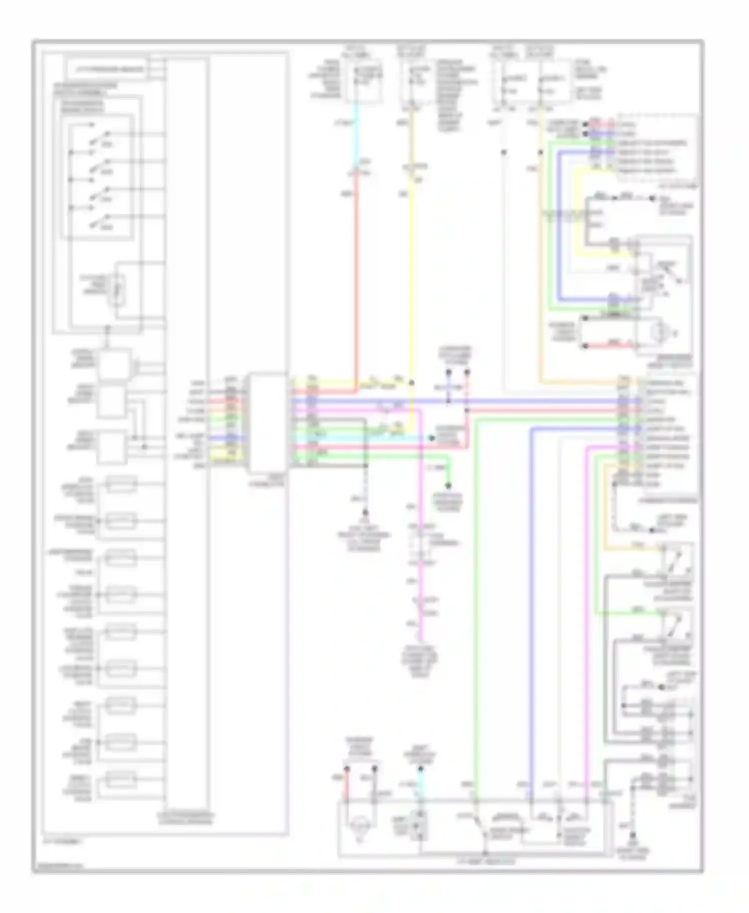 Wiring diagram input speed sensor 2 for Infiniti M56 IV (2010-2013) (1 of 3)
